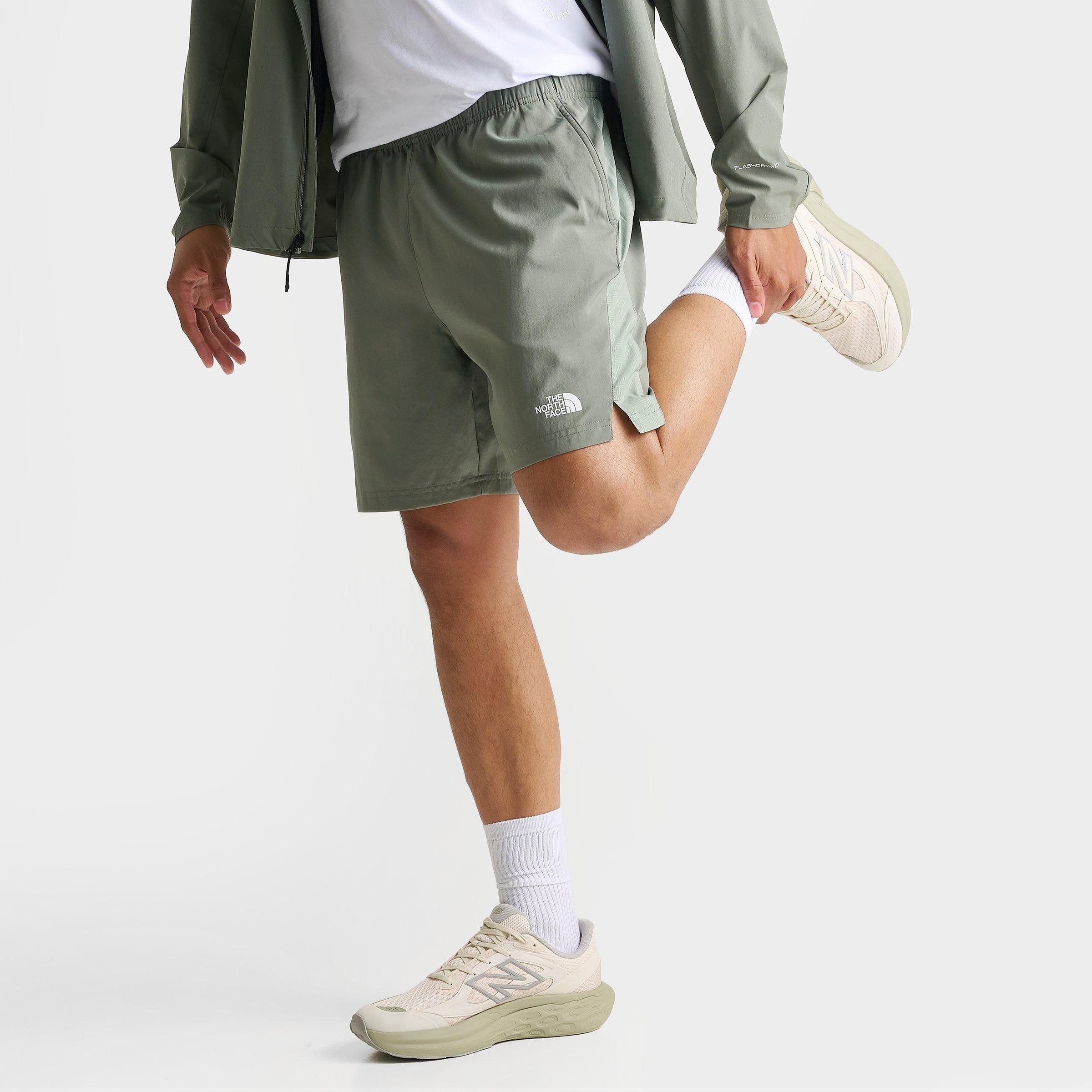 The North Face Men's 24/7 Pentadome Embossed 7'' Woven Shorts in Agave Green/Slate Moss Size: Small