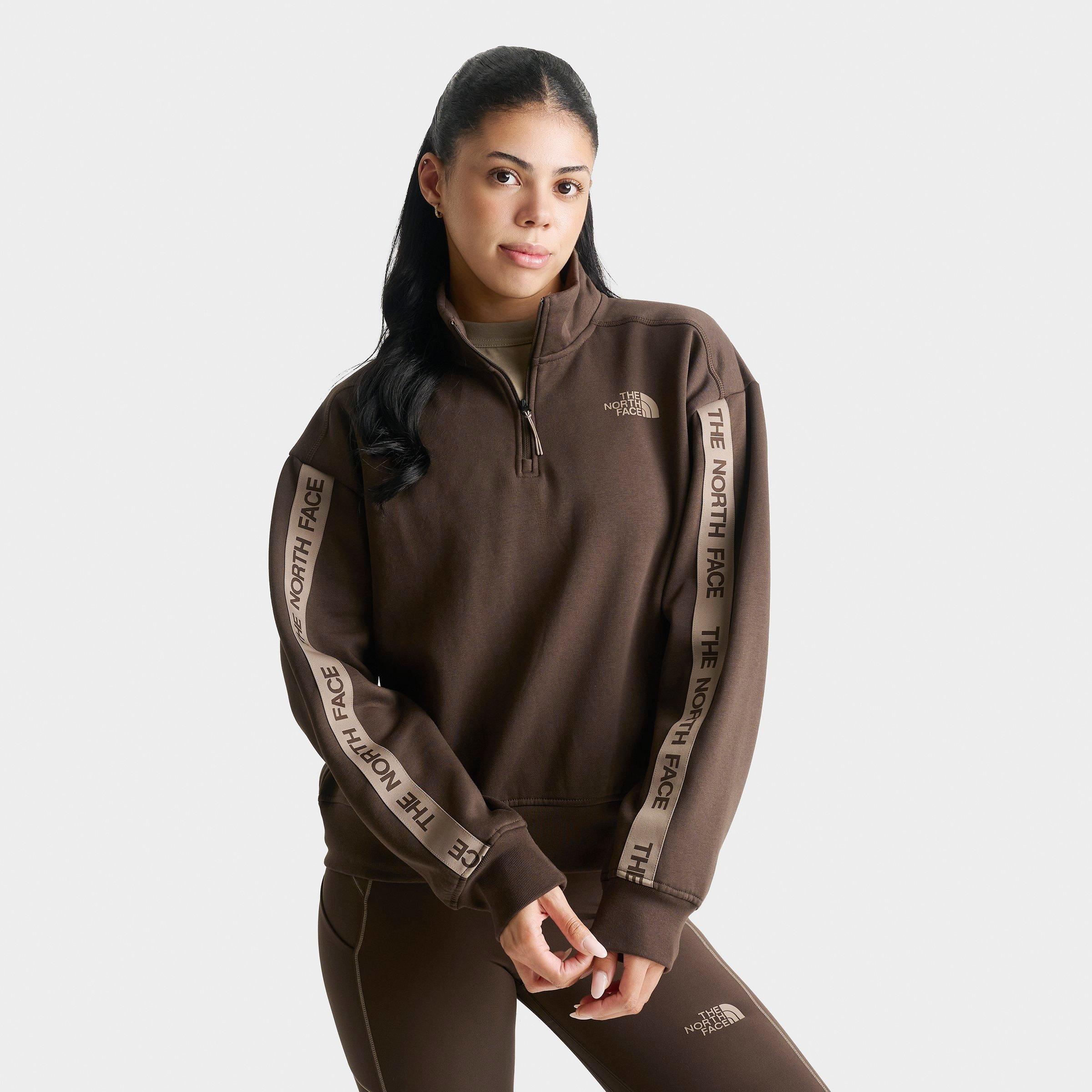 The North Face Women's Cambrena Quarter-Zip Top in Dark Chestnut Size: XS