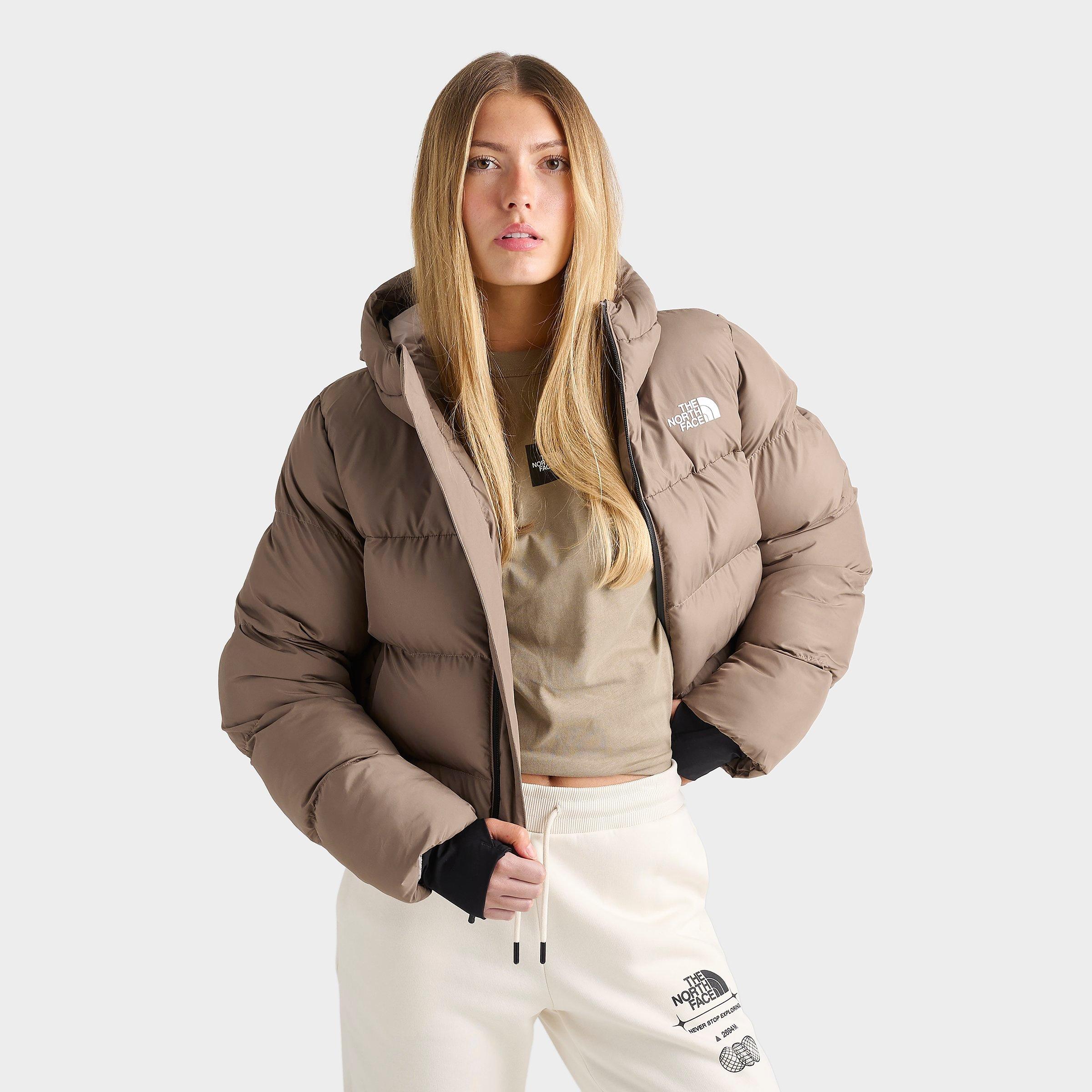 The North Face Women's Bora Full-Zip Puffer Jacket in Light Taupe Size: XS