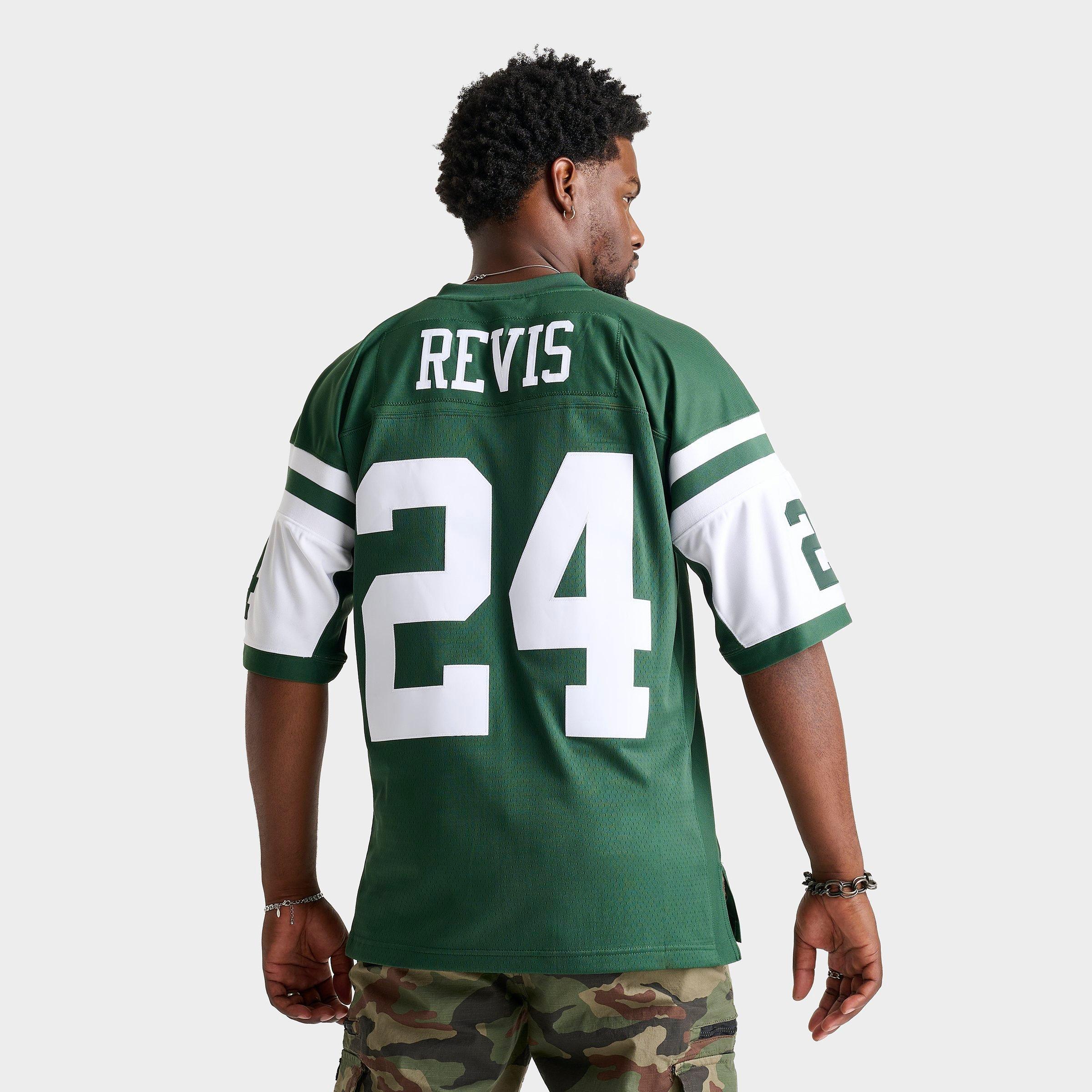 Men's Mitchell & Ness Darrelle Revis New York Jets NFL Legacy Football Jersey