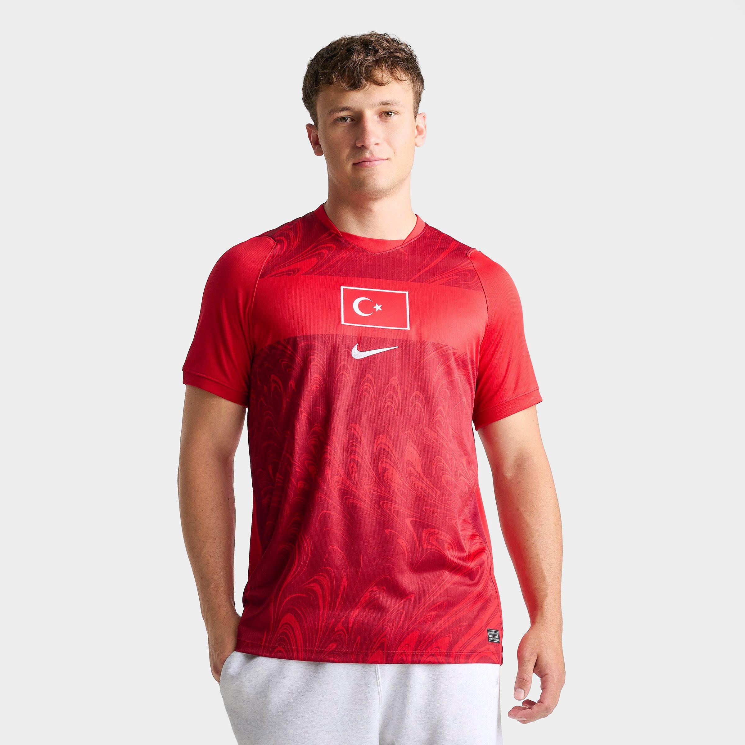 Nike Men's Turkey 2026 Stadium Home Dri-FIT Replica Soccer Jersey in Sport Red Size: Small