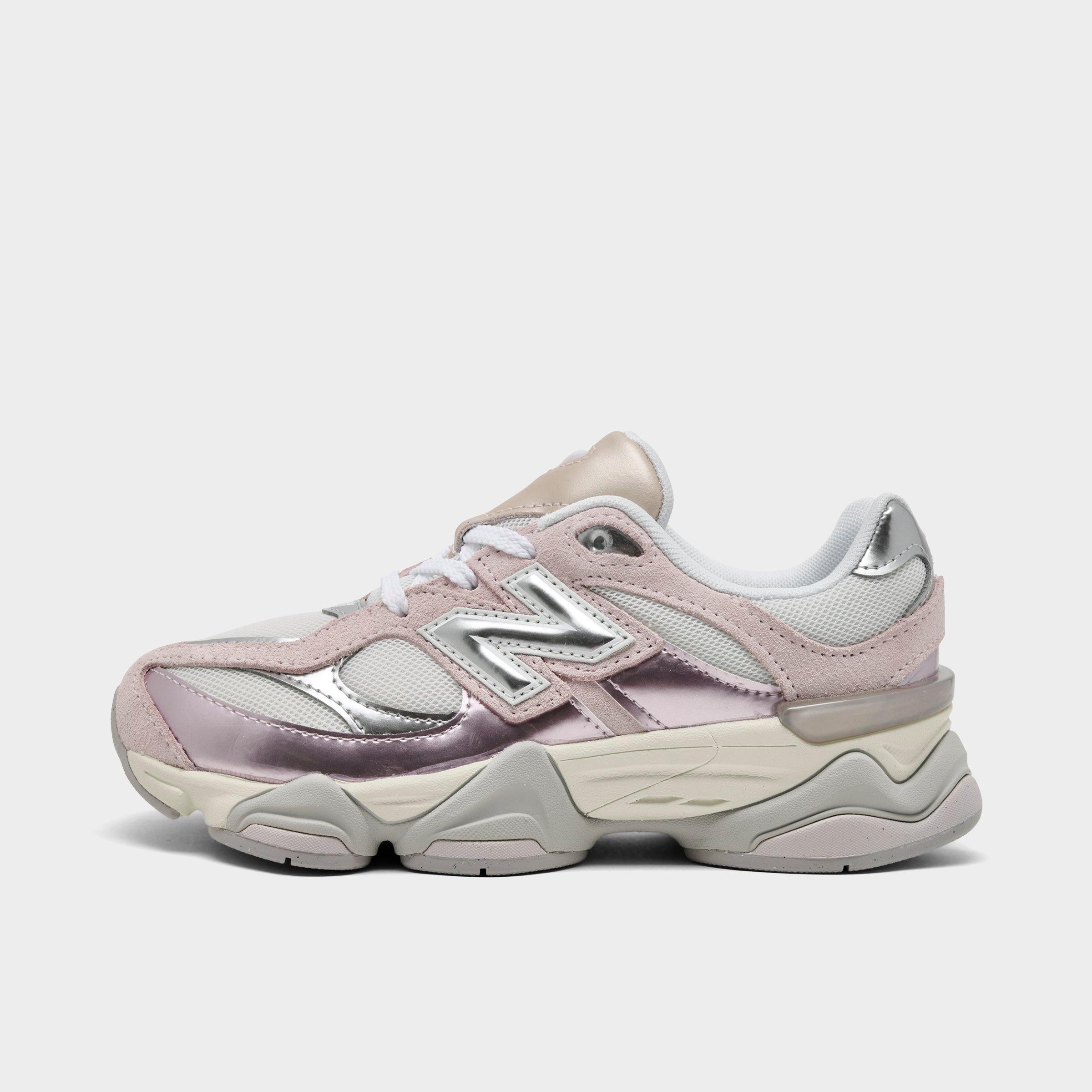 New Balance Girls Little Kids 9060 Casual Shoes in Pink Chrome Size: 3.0