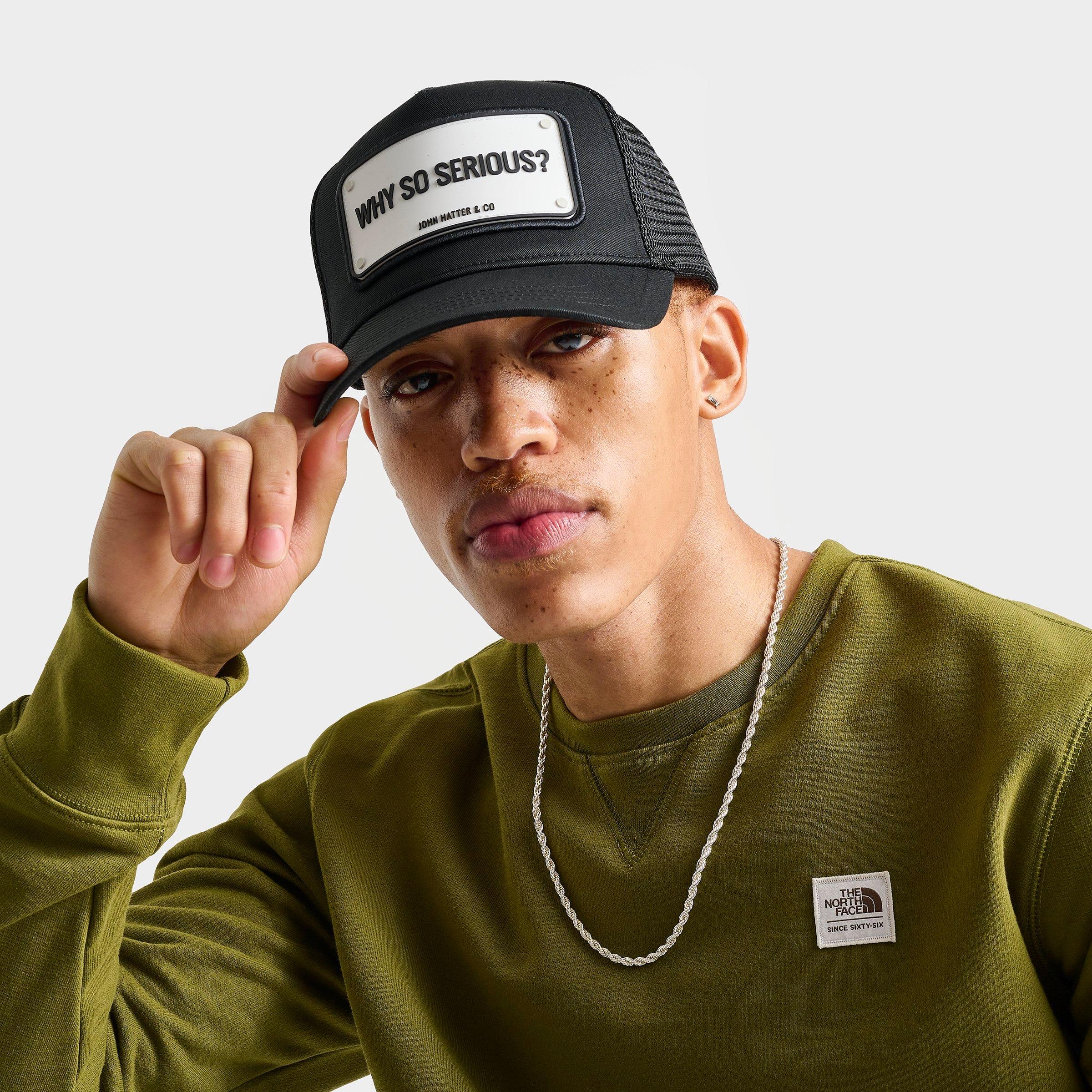 John Hatter & Co. John Hatter & Co Why So Serious Trucker Hat in Black/White