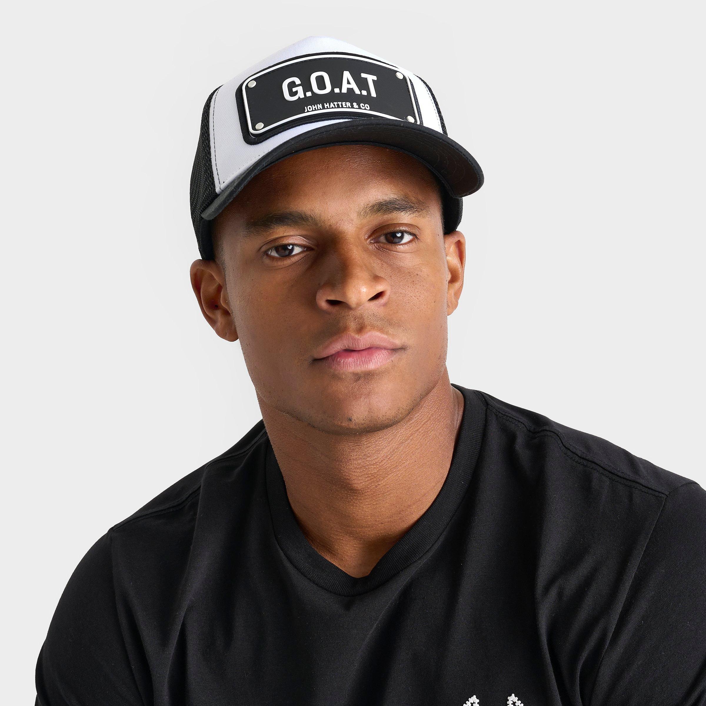 John Hatter & Co. John Hatter & Co GOAT Trucker Hat in White/Black