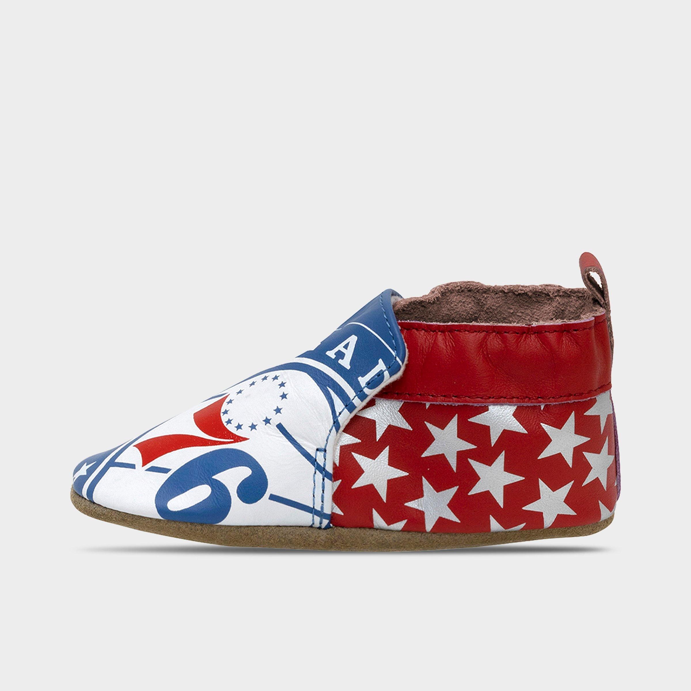 Infant Robeez Philadelphia 76ers NBA Soft Sole Casual Shoes