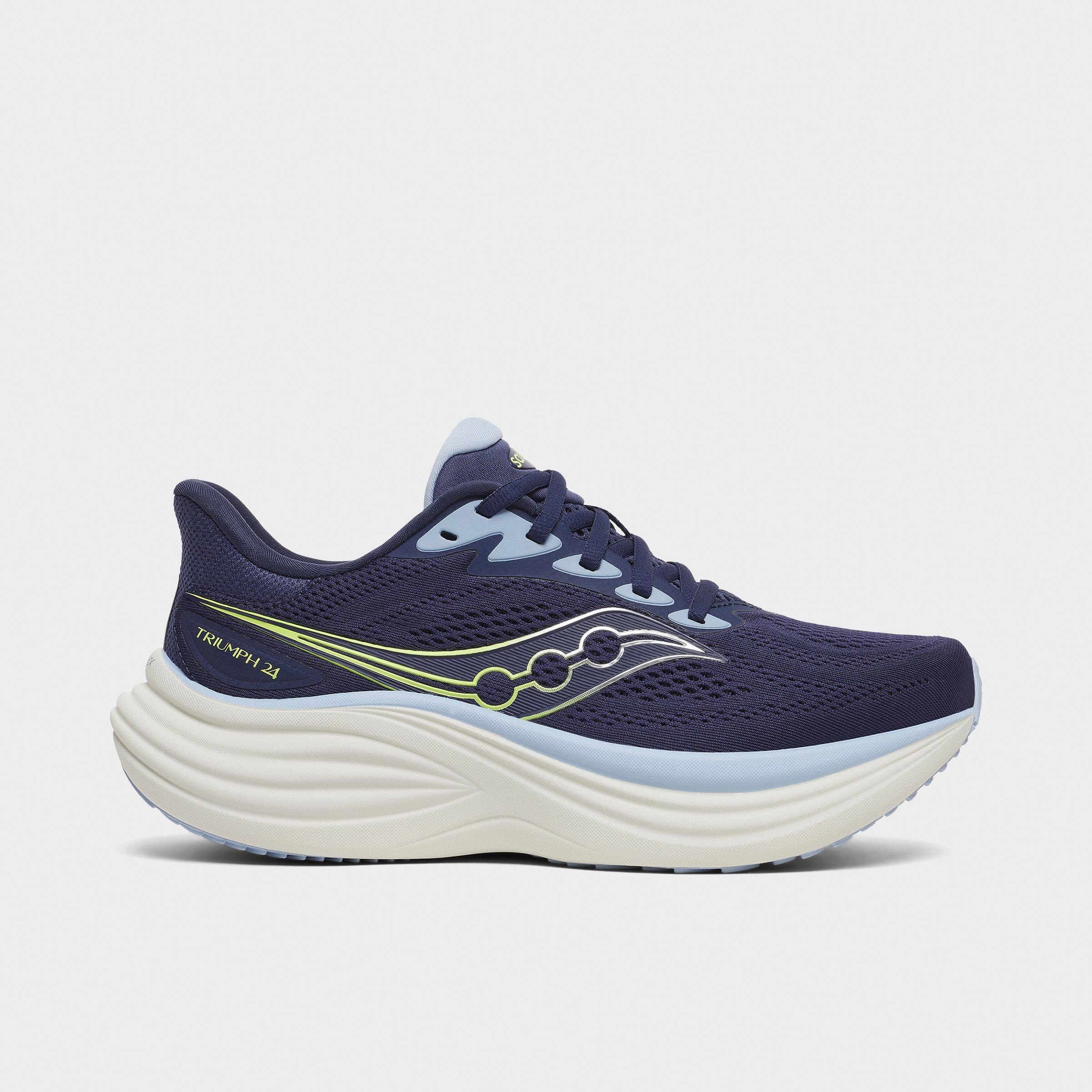 Saucony Women's Triumph 24 Running Shoes in Naval/Quartz Size: 9.5