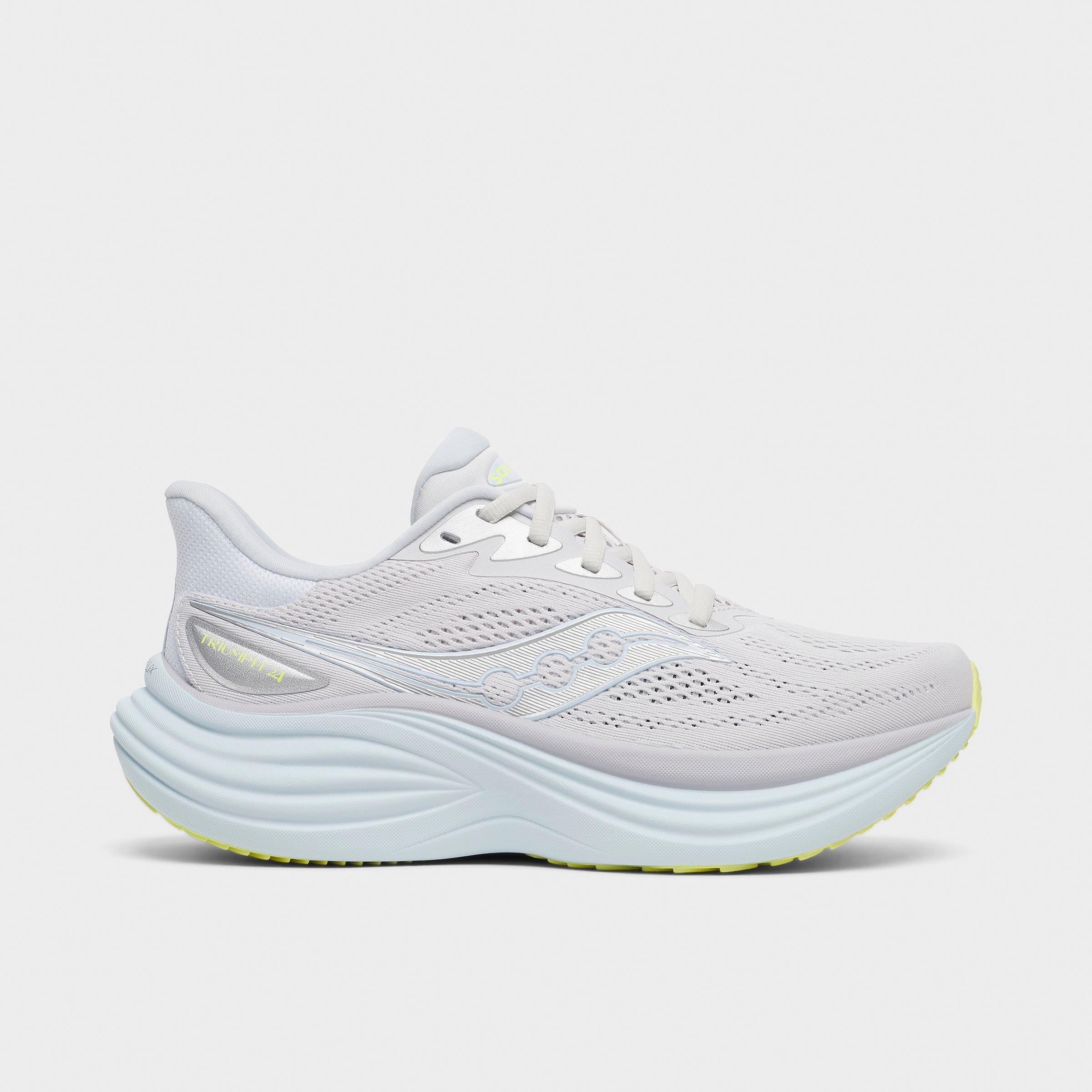 Saucony Women's Triumph 24 Running Shoes in Fog/Ice Melt Size: 8.0