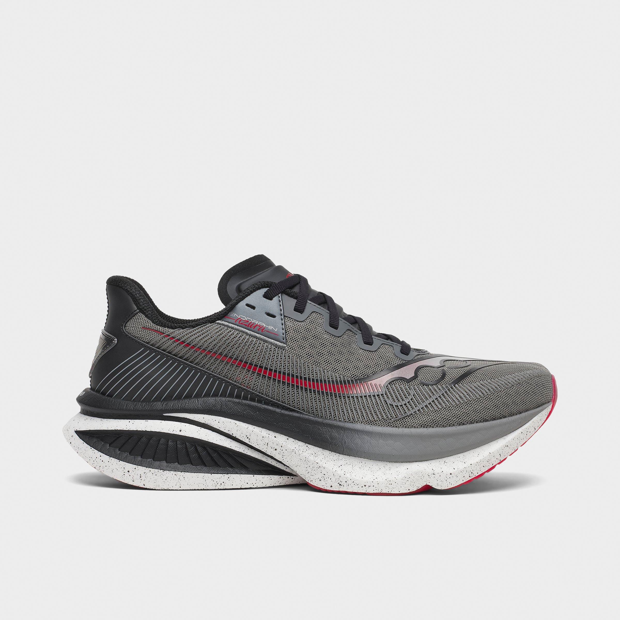 Saucony Men's Endorphin Azura Running Shoes in Cinder/Black Size: 13.0