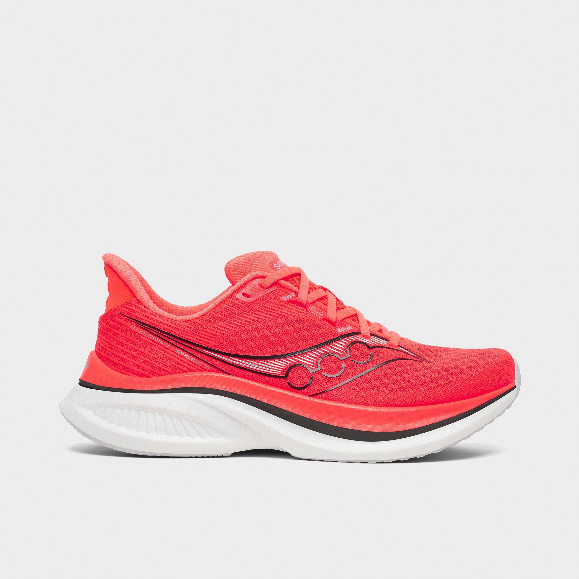 Saucony Men's Endorphin Speed 5 Running Shoes in Vizi Red/Black Size: 10.0