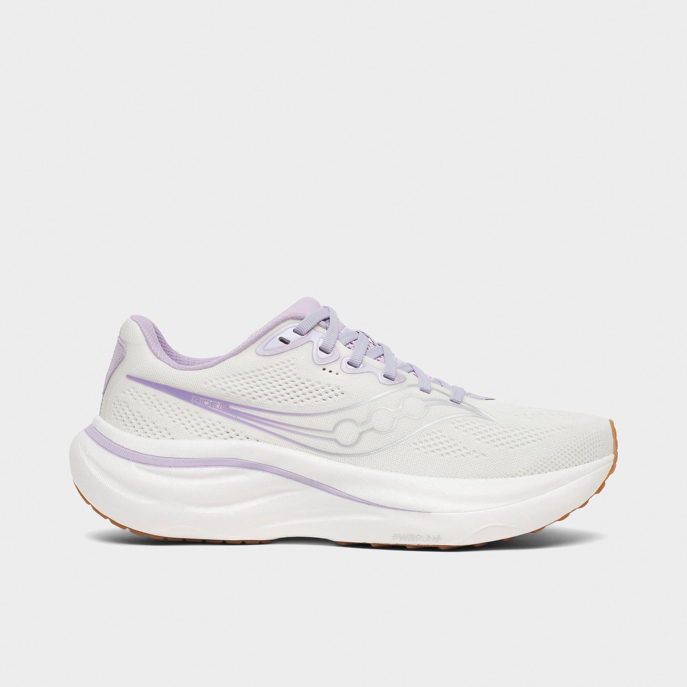 Saucony Women's Ride 19 Running Shoes in Ivory/Flower Size: 8.5