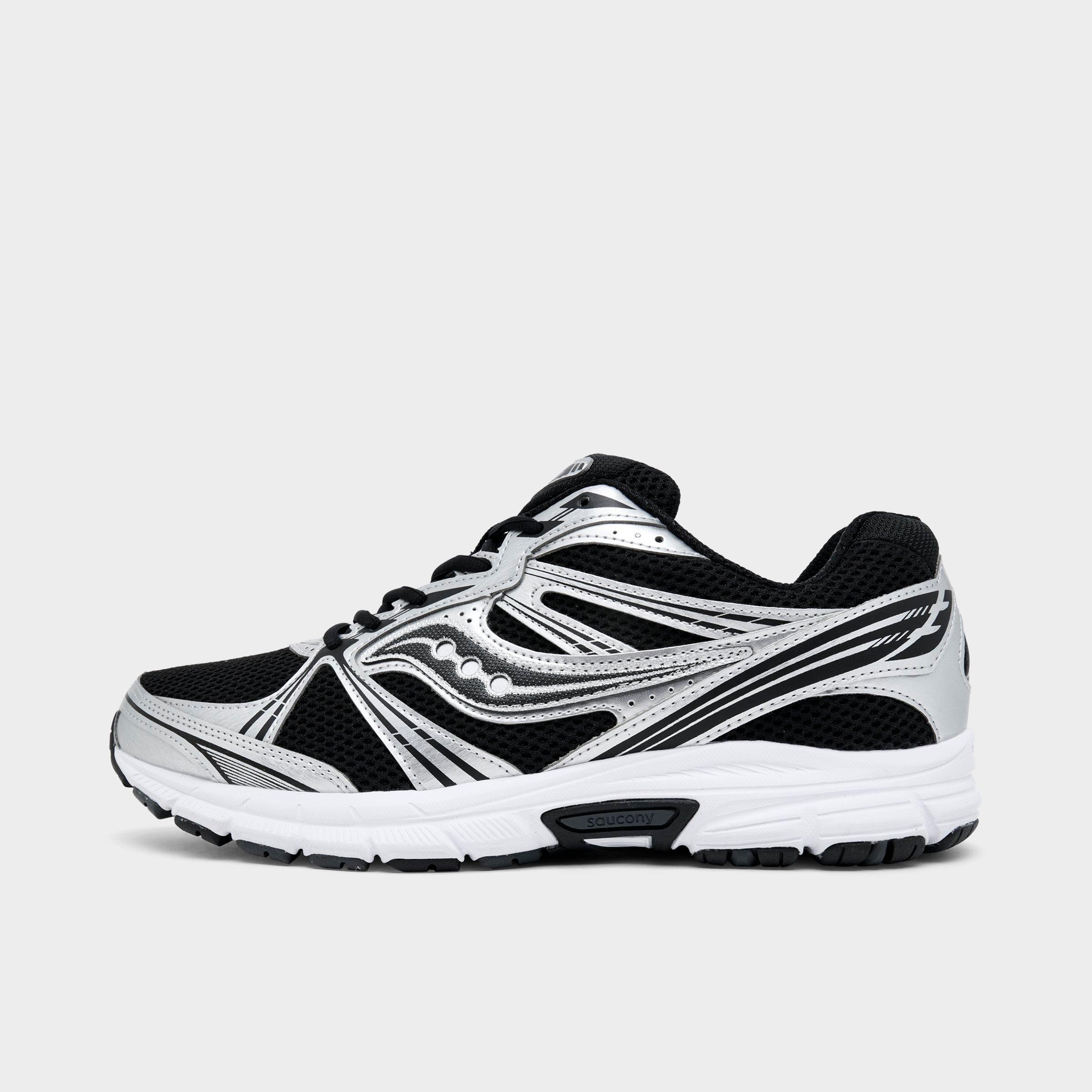 Saucony Men's Grid Legacy Casual Shoes in Silver/Black Size: 8.5