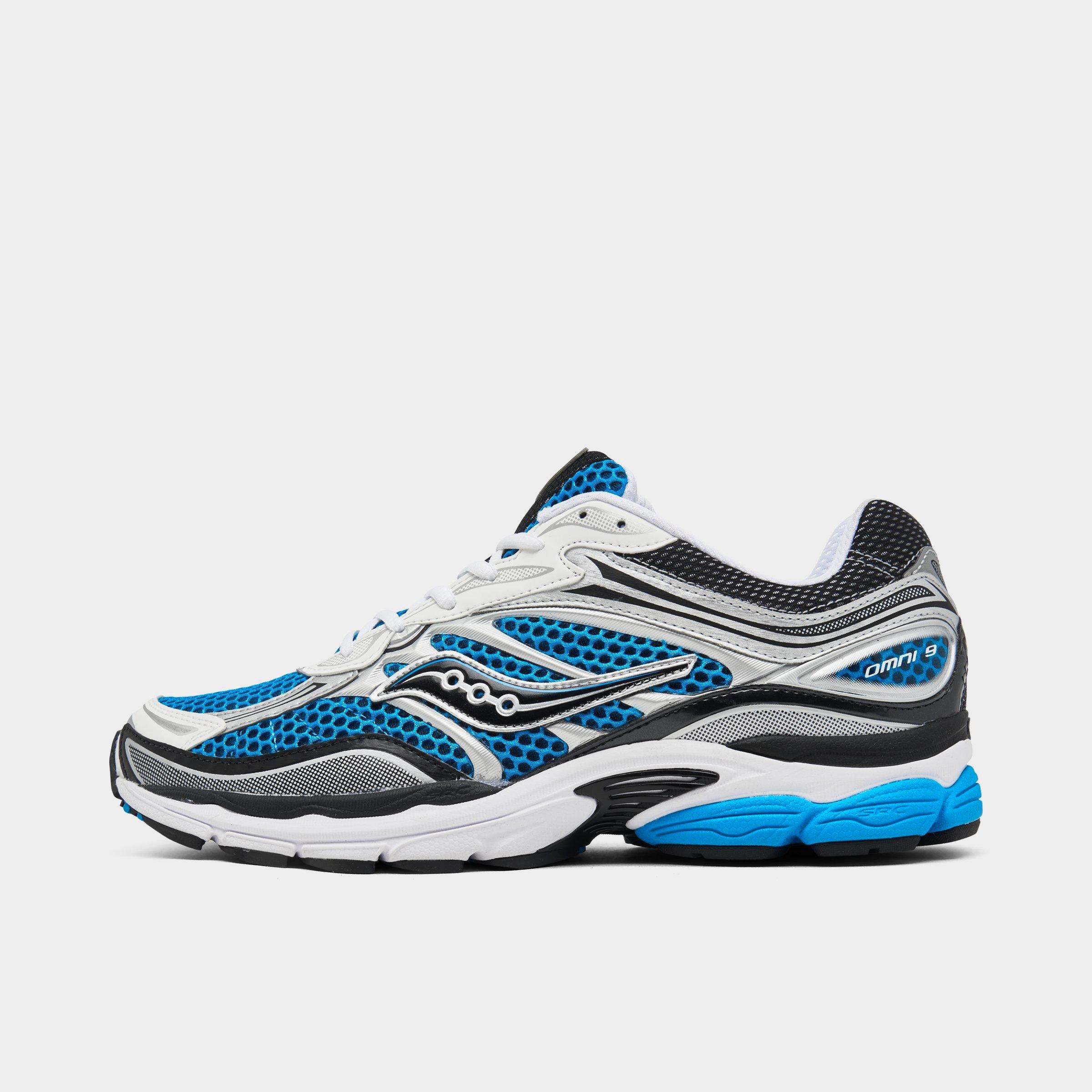 Saucony Men's ProGrid Omni 9 Casual Shoes in Royal/Silver Size: 8.0