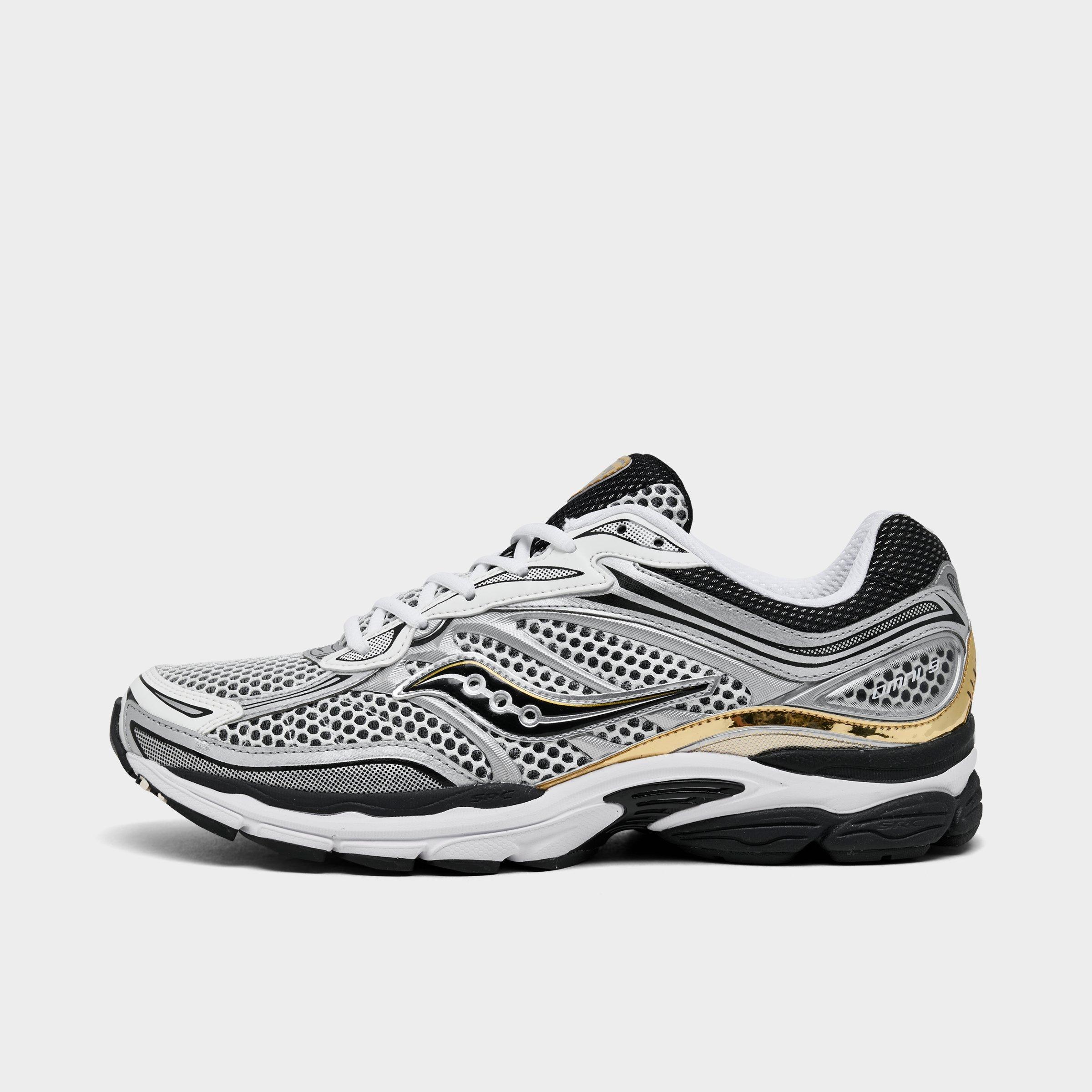 Saucony Men's ProGrid Omni 9 Casual Shoes in Silver/Gold Size: 7.5