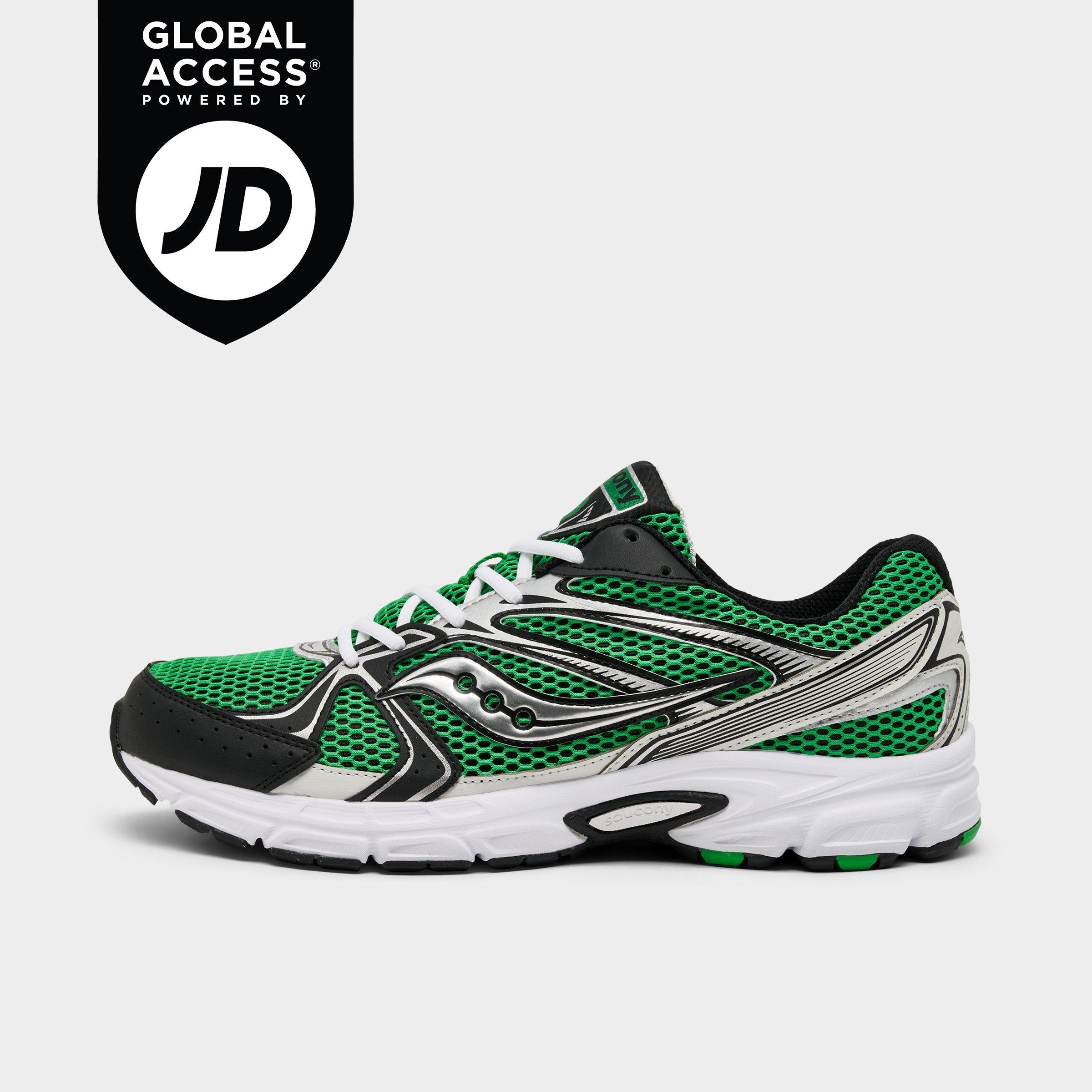 Saucony Men's Ride Millennium Casual Shoes in White/Turf/Black Size: 7.5