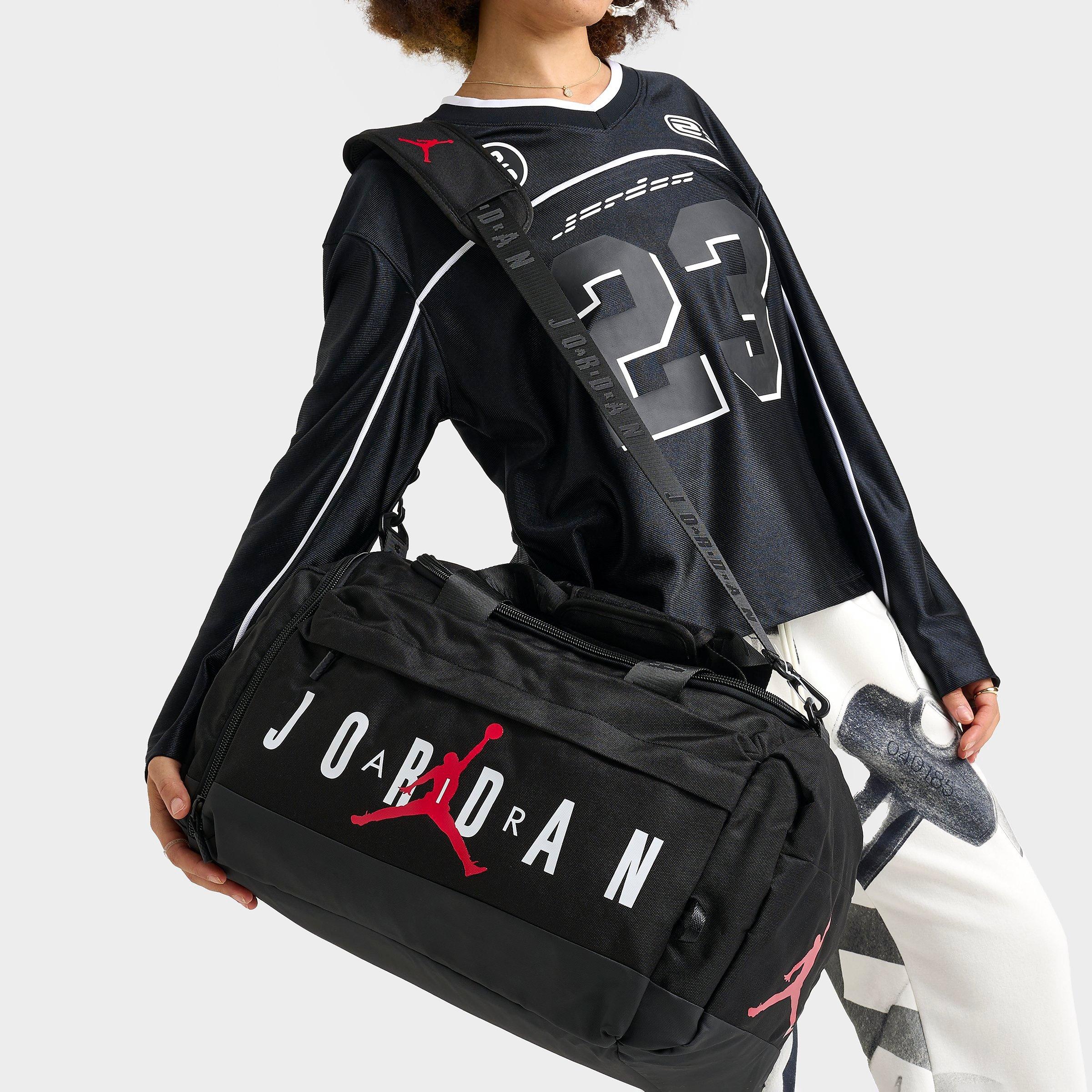 Jordan Velocity Duffel Bag (46L) in Black/White Size: Small