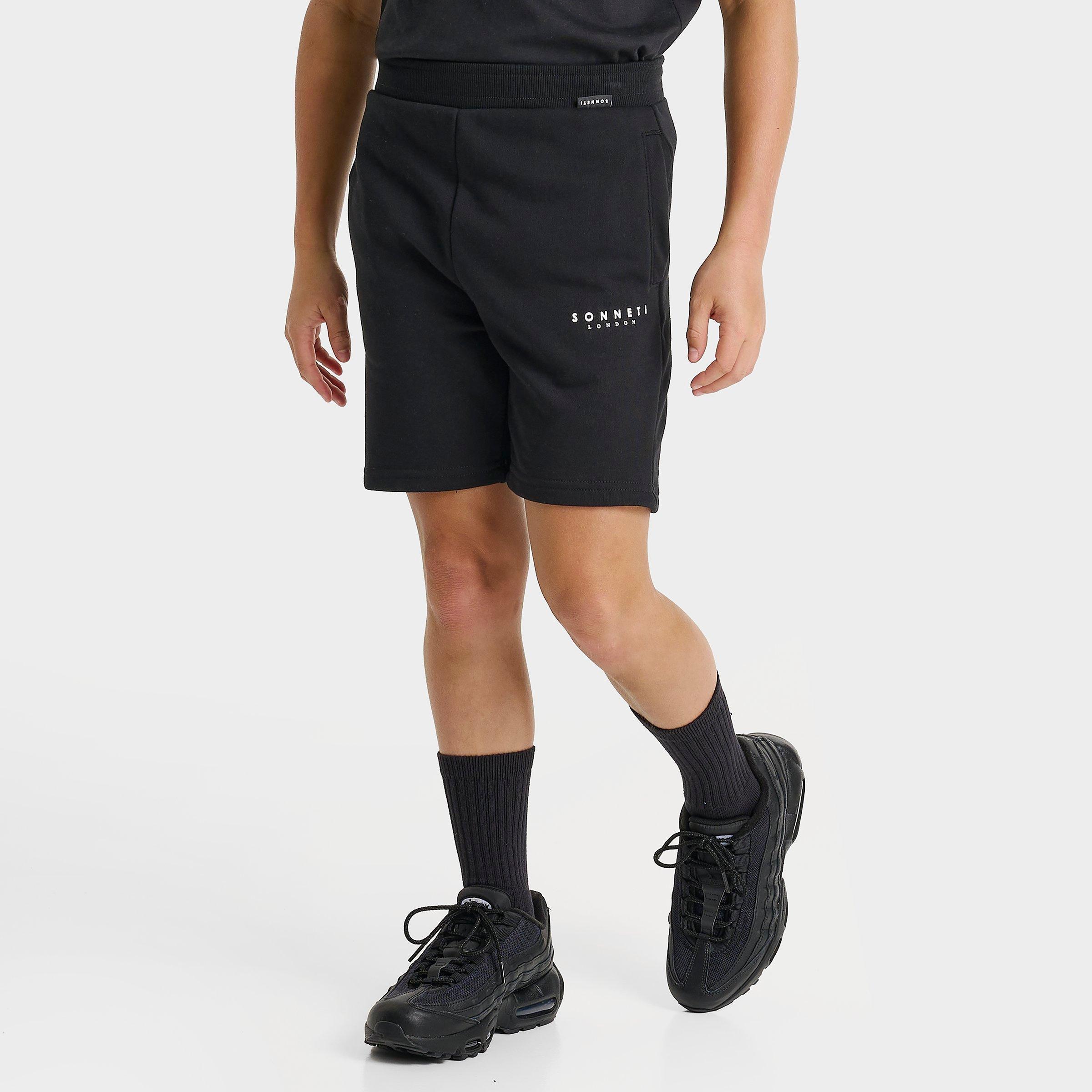 Sonneti Kids London French Terry Shorts in Black Size: Small
