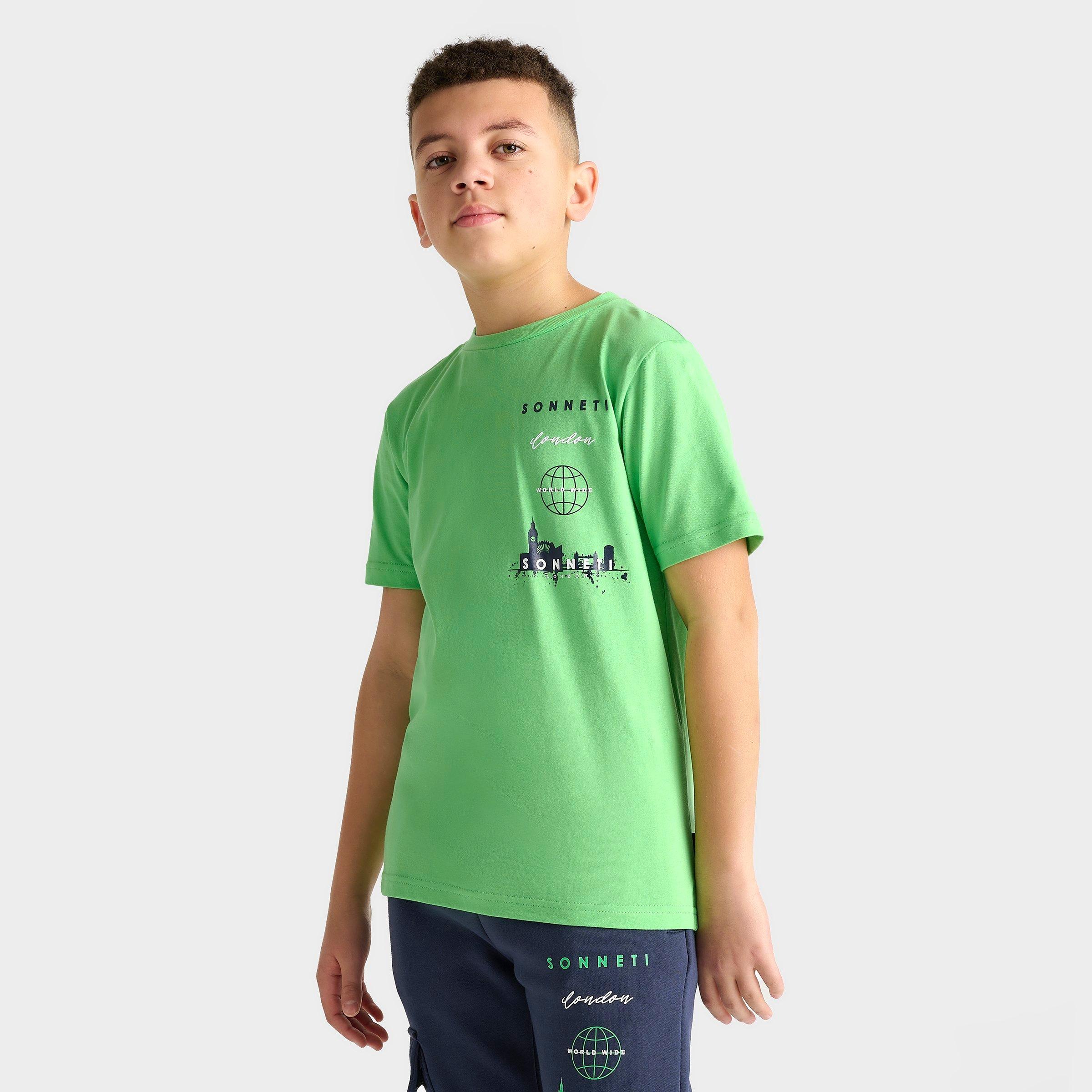Sonneti Kids Stack Logo T-Shirt in Spring Bouquet Size: Small