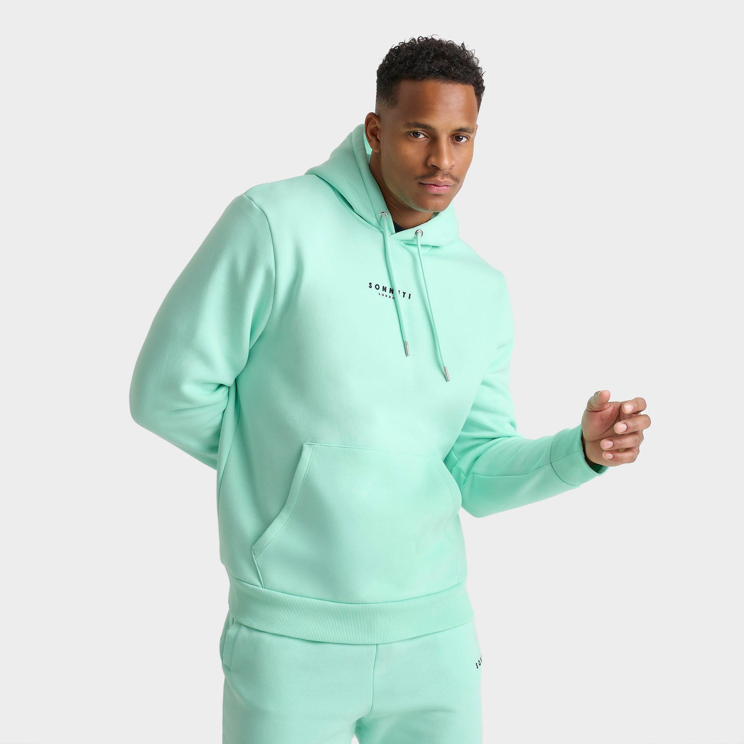 Sonneti Men's London Essential Hoodie in Beach Glass Size: XS
