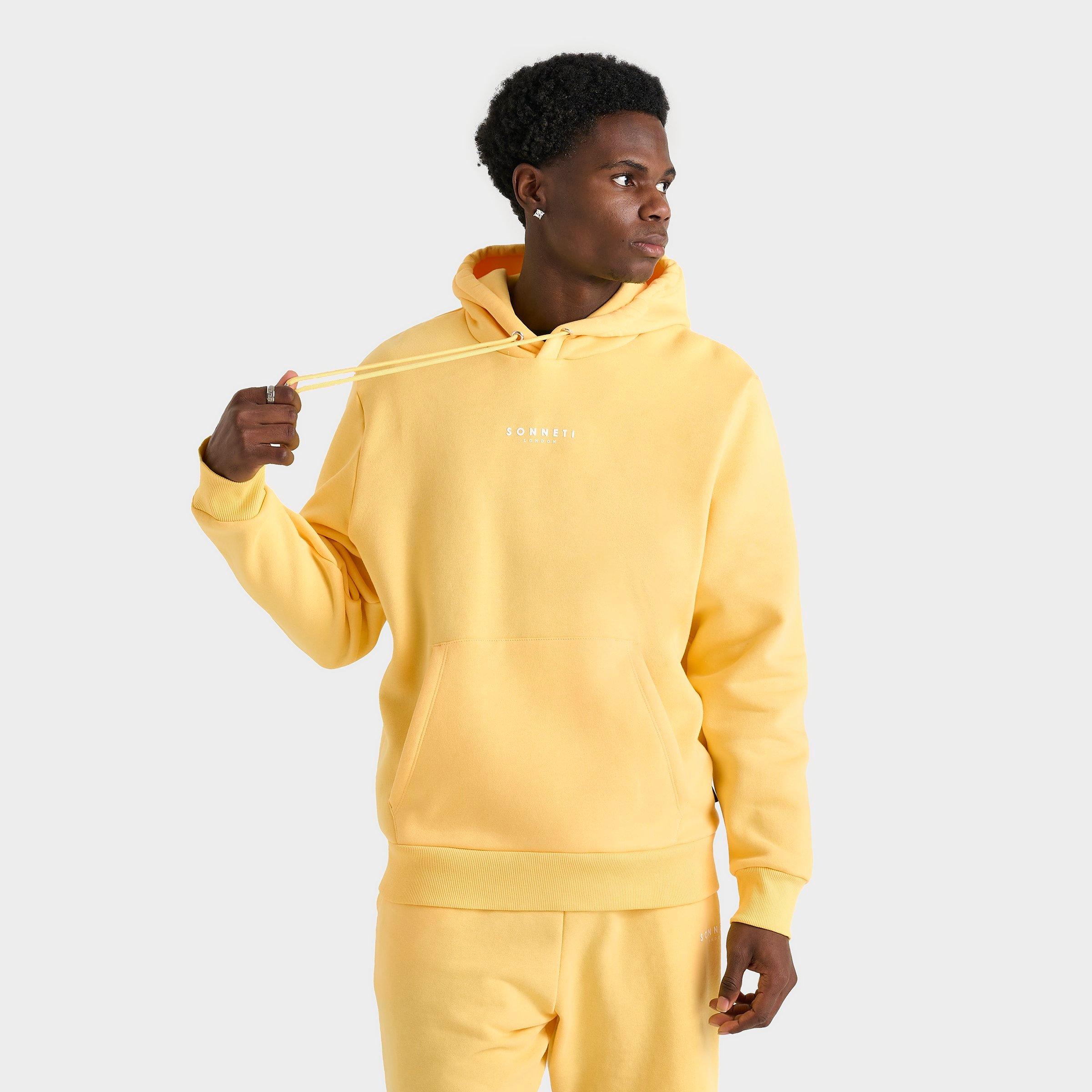 Sonneti Men's London Essential Hoodie in Snapdragon Yellow Size: XS