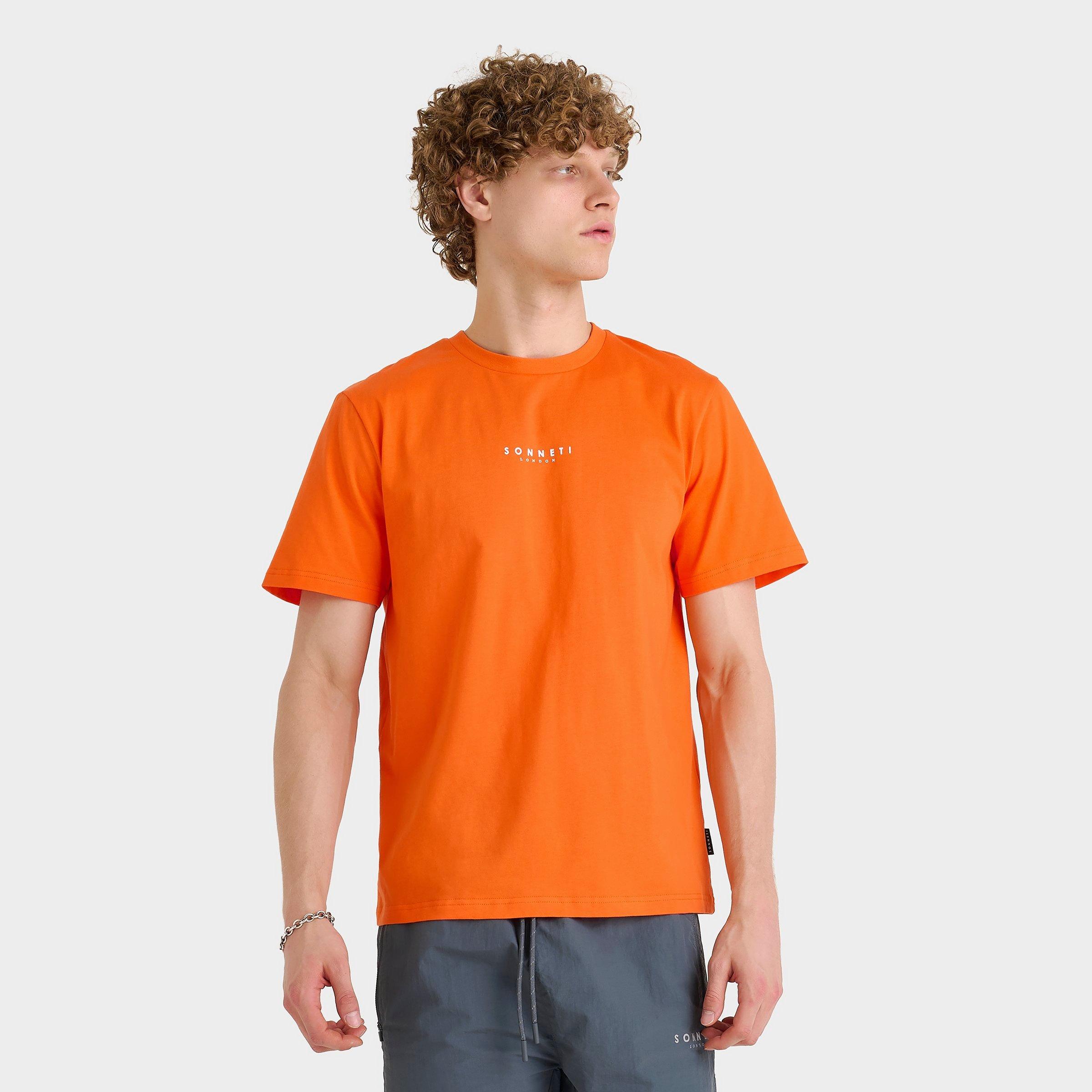 Sonneti Men's London T-Shirt in Orange Size: XS