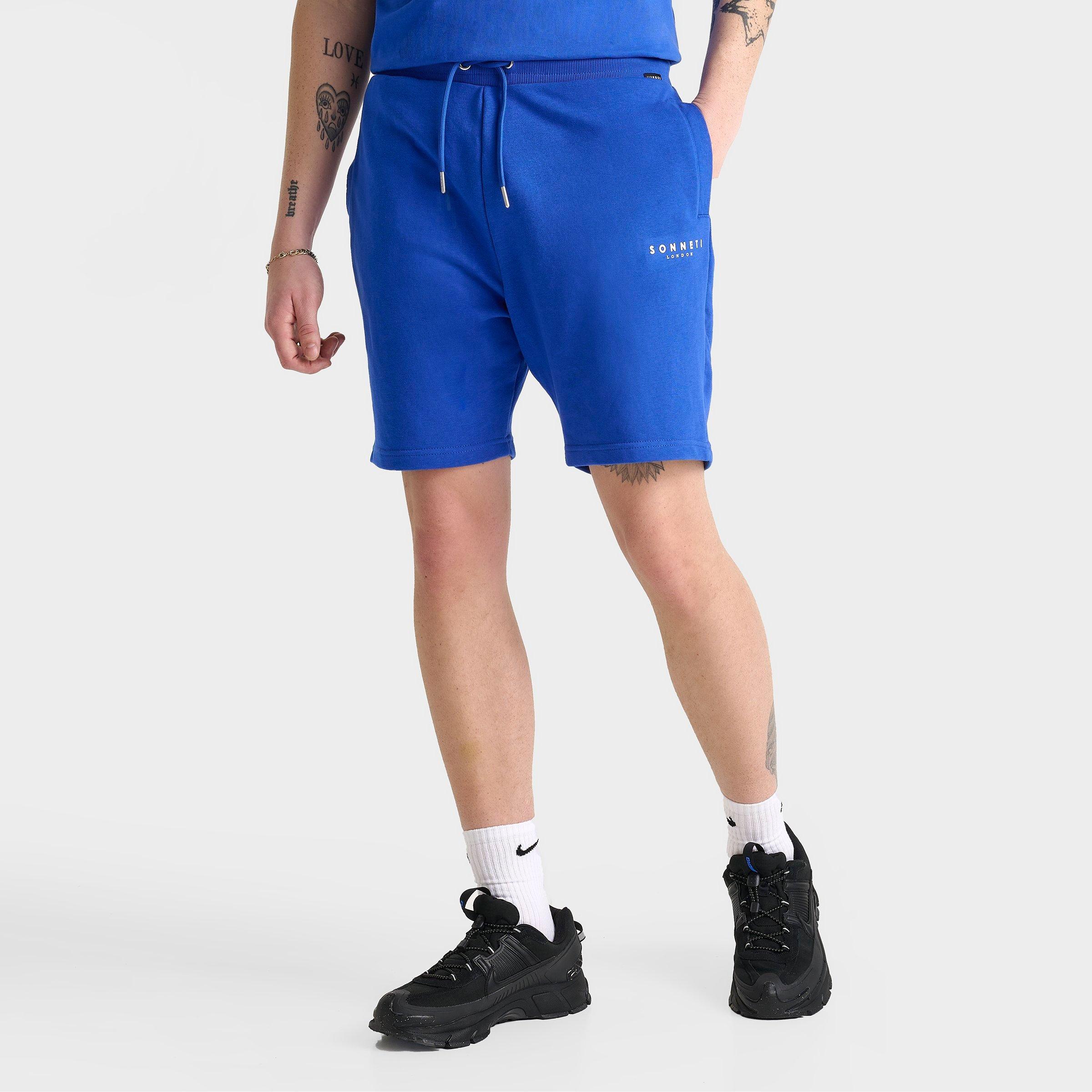 Sonneti Men's French Terry 7" Brom Shorts in Nautical Blue Size: XS