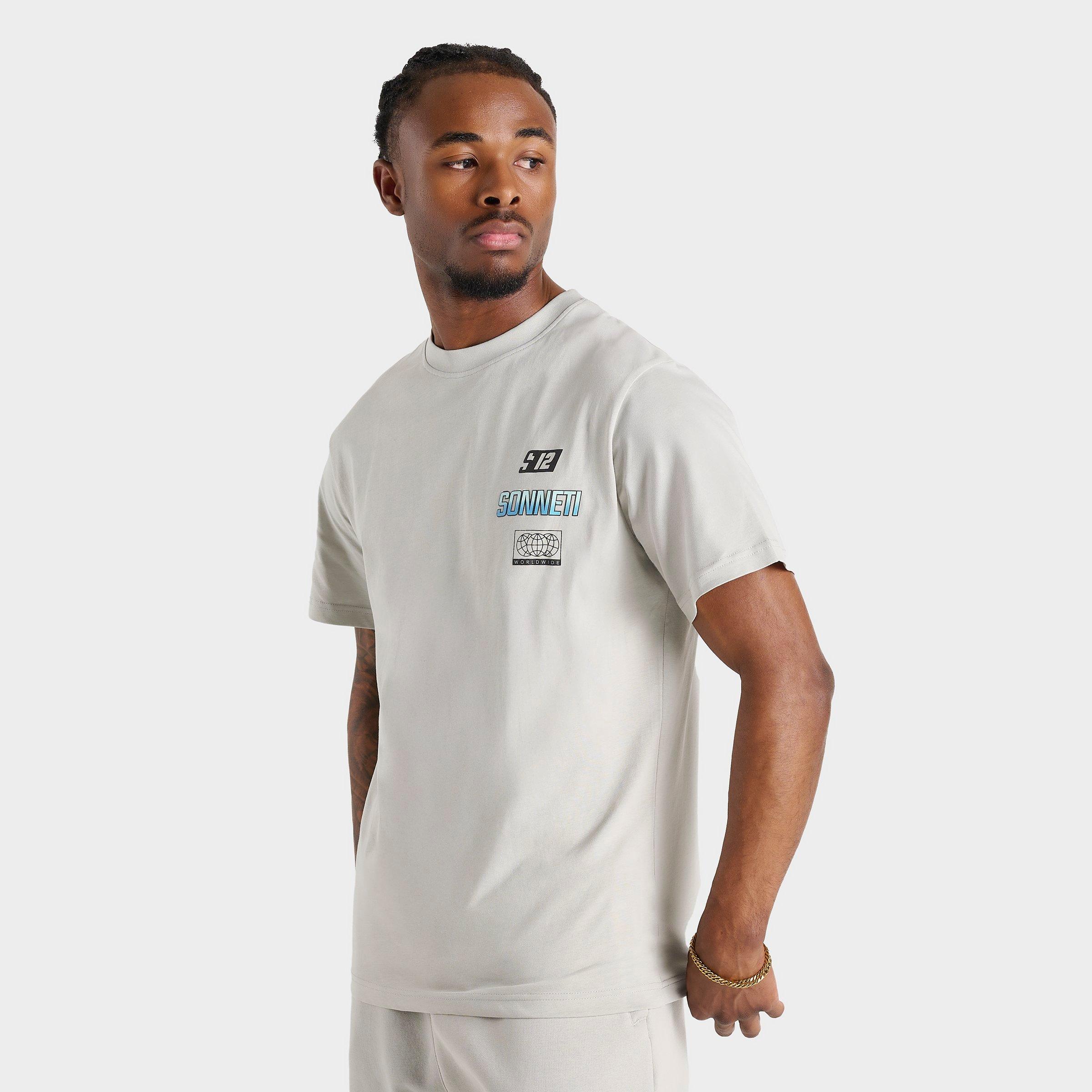 Sonneti Men's Logan Graphic T-Shirt in High Rise/Beach Glass Size: XS
