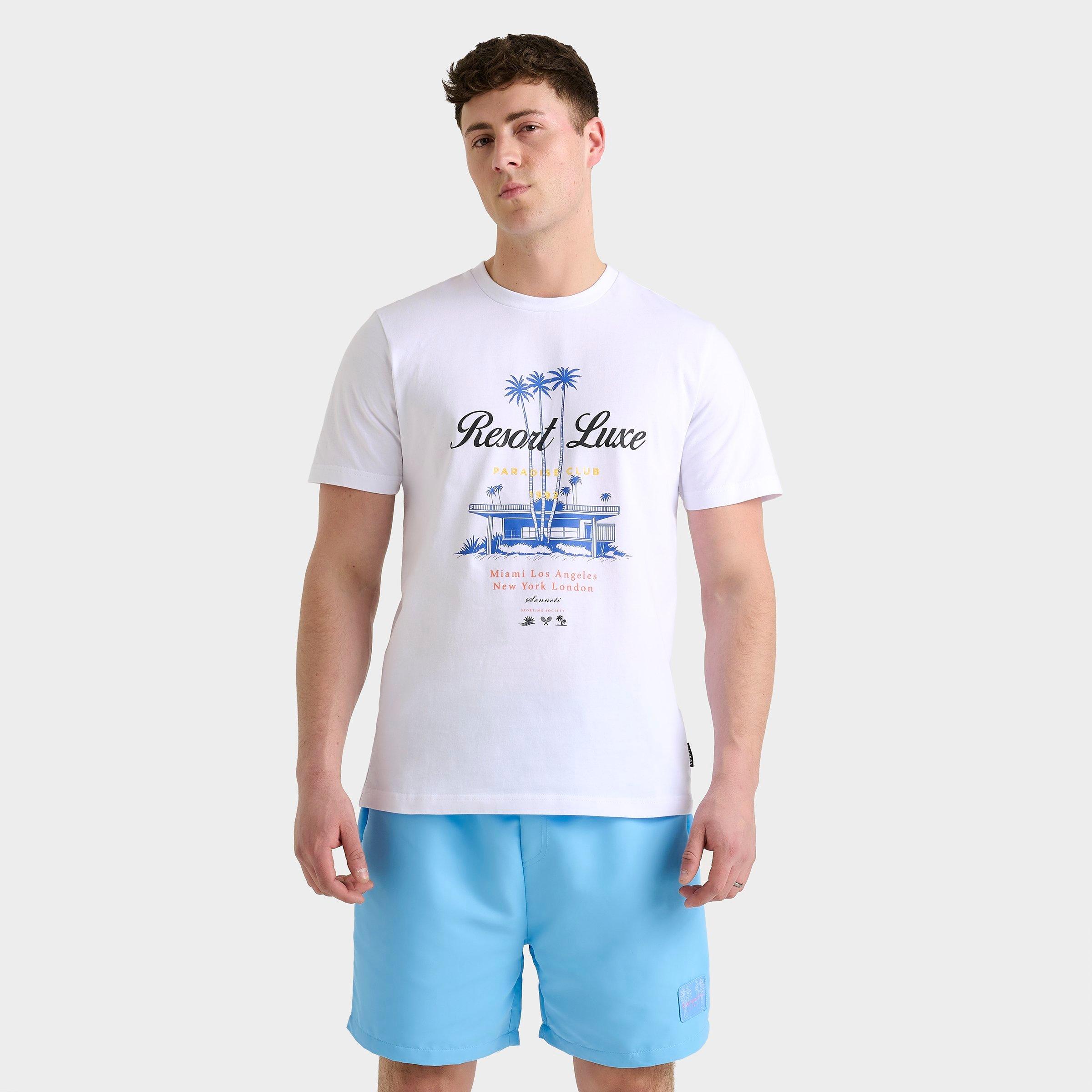 Sonneti Men's Resort Luxe T-Shirt in White Size: XS