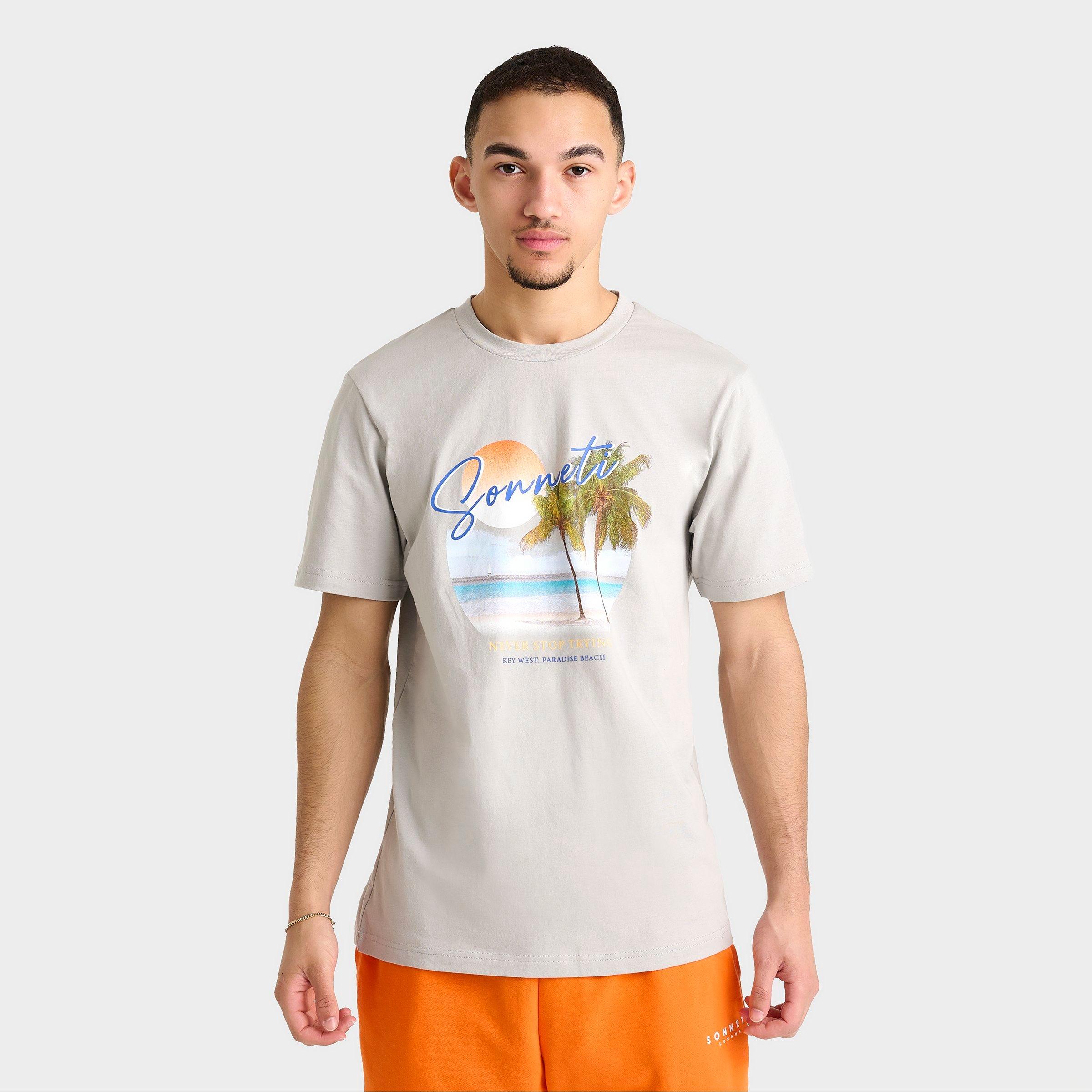 Sonneti Men's Setting T-Shirt in Black/White/Grey Size: XS