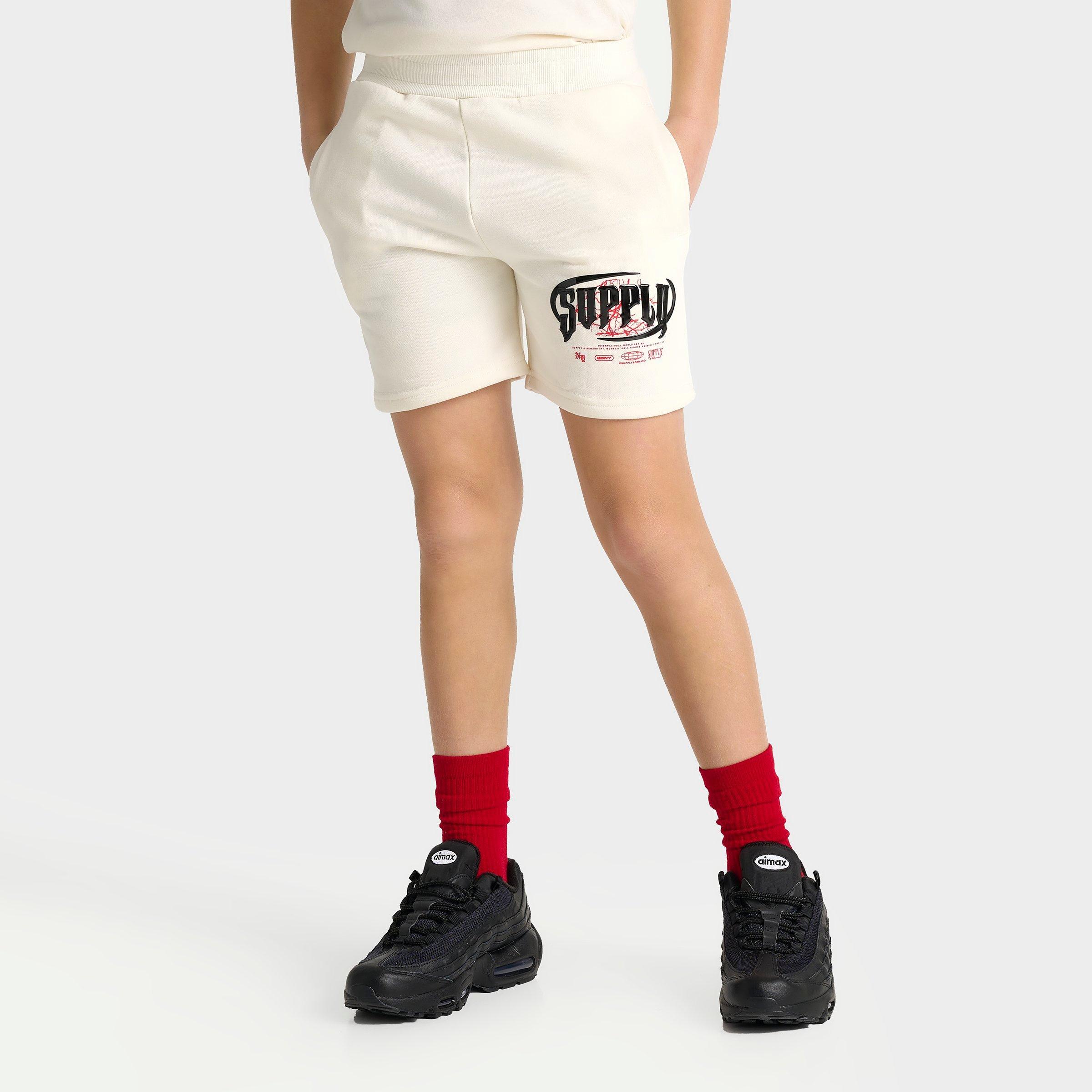 Supply & Demand Kids Chrome Shorts in Tofu Size: Small