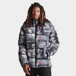 Men's Supply & Demand Saber Allover Print Puffer Jacket| JD Sports