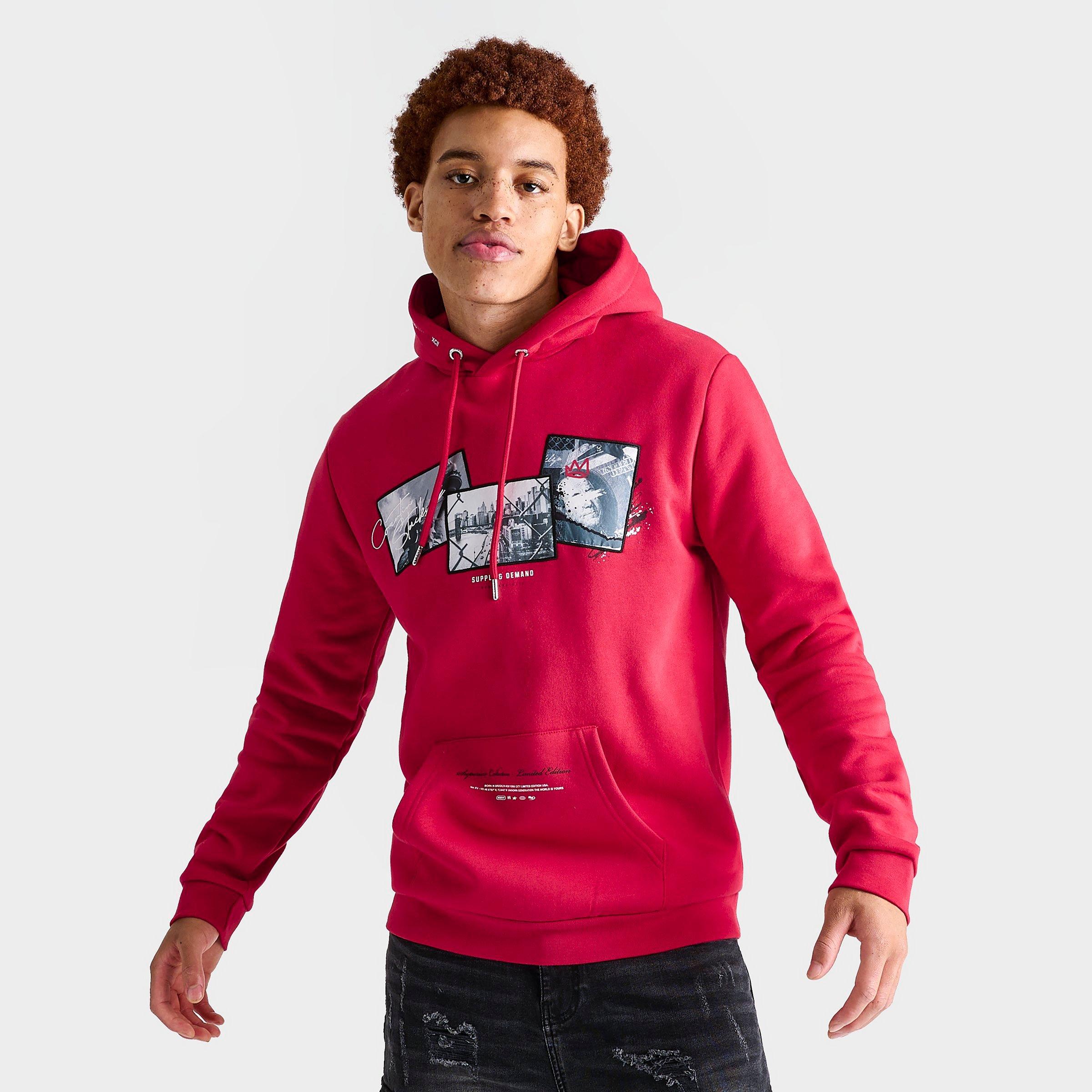 Men's Supply And Demand Stack Graphic Pullover Hoodie