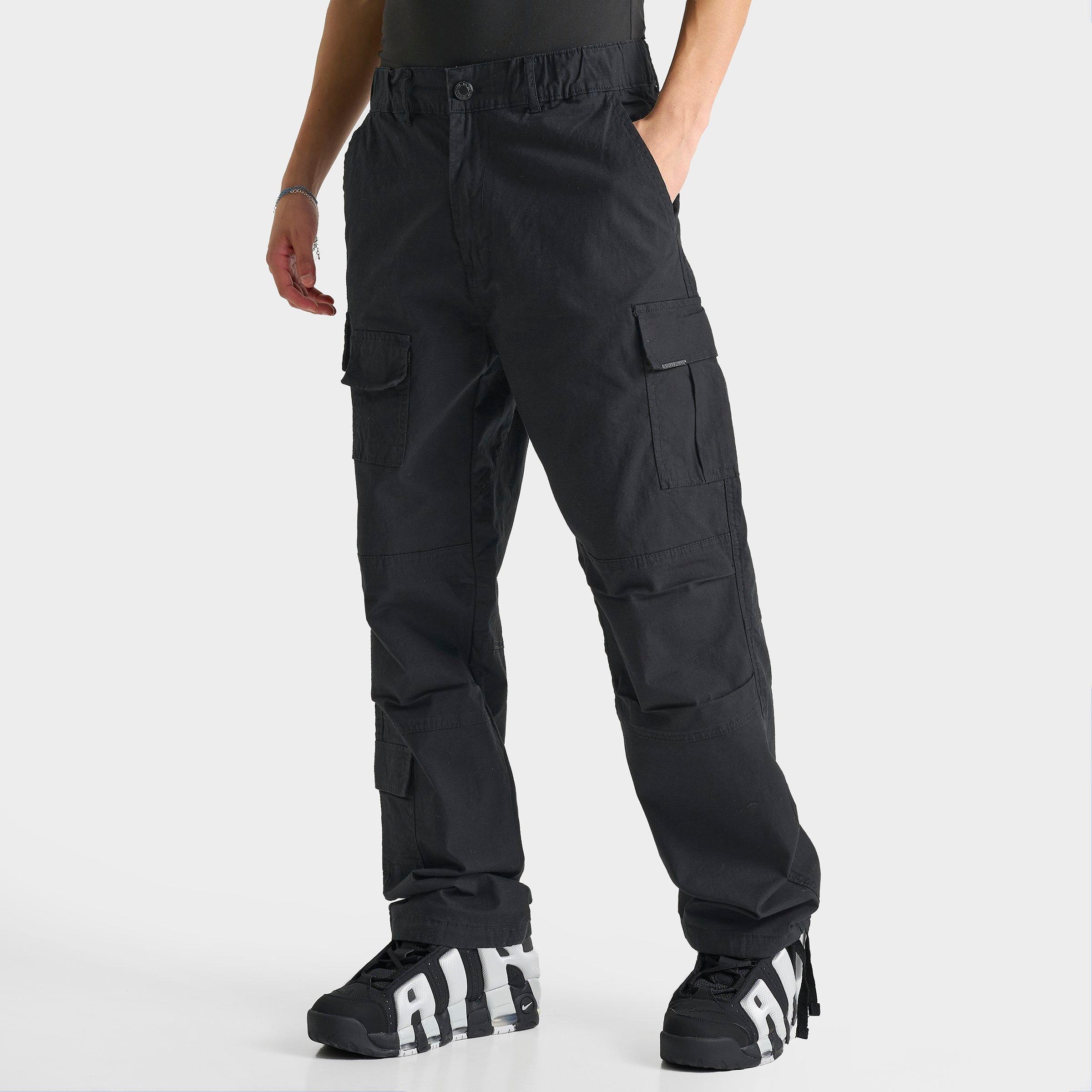 Supply & Demand Men's Strap Cargo Pants in Black Size: Small
