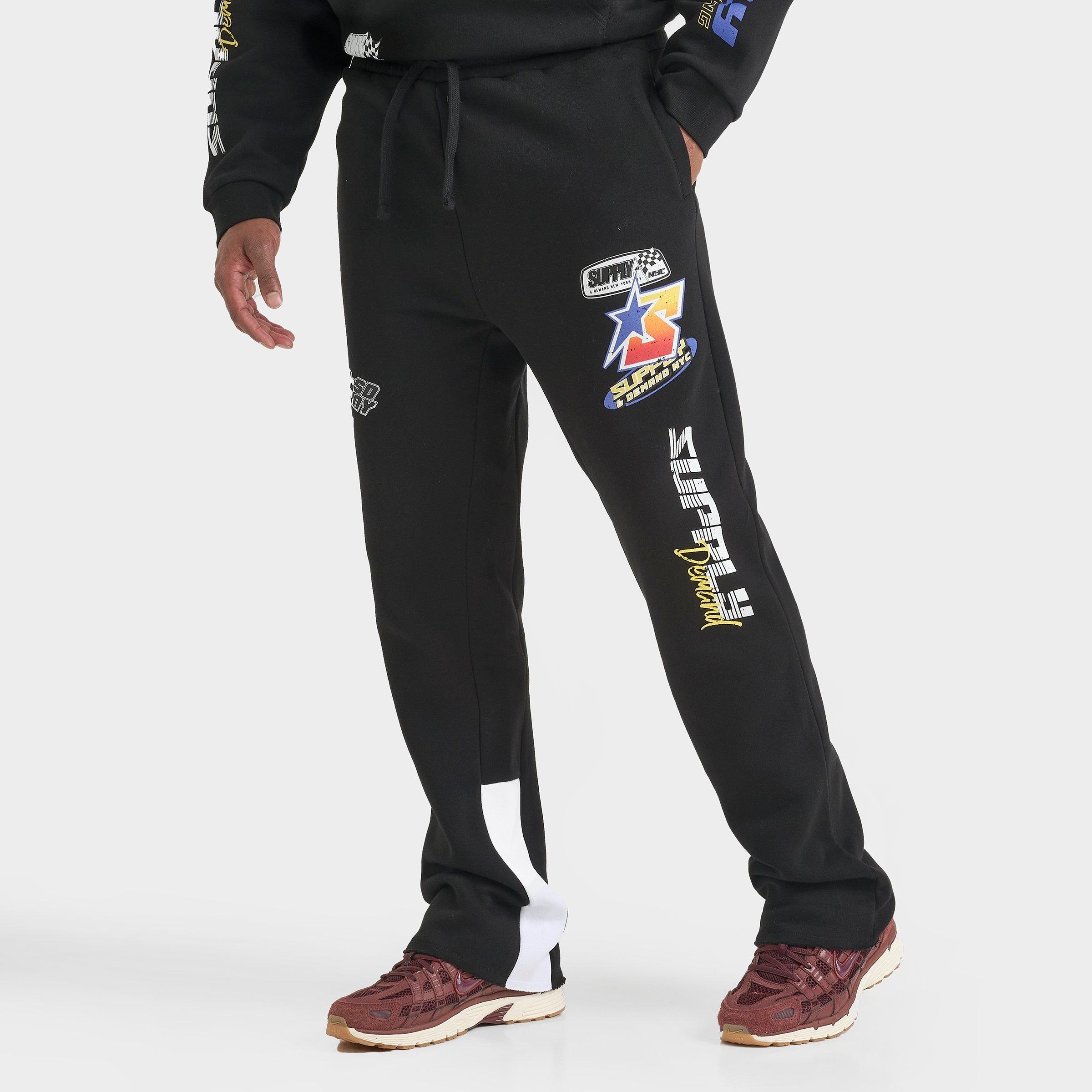 Supply & Demand Men's Boyd Fleece Sweatpants in Black Size: Small
