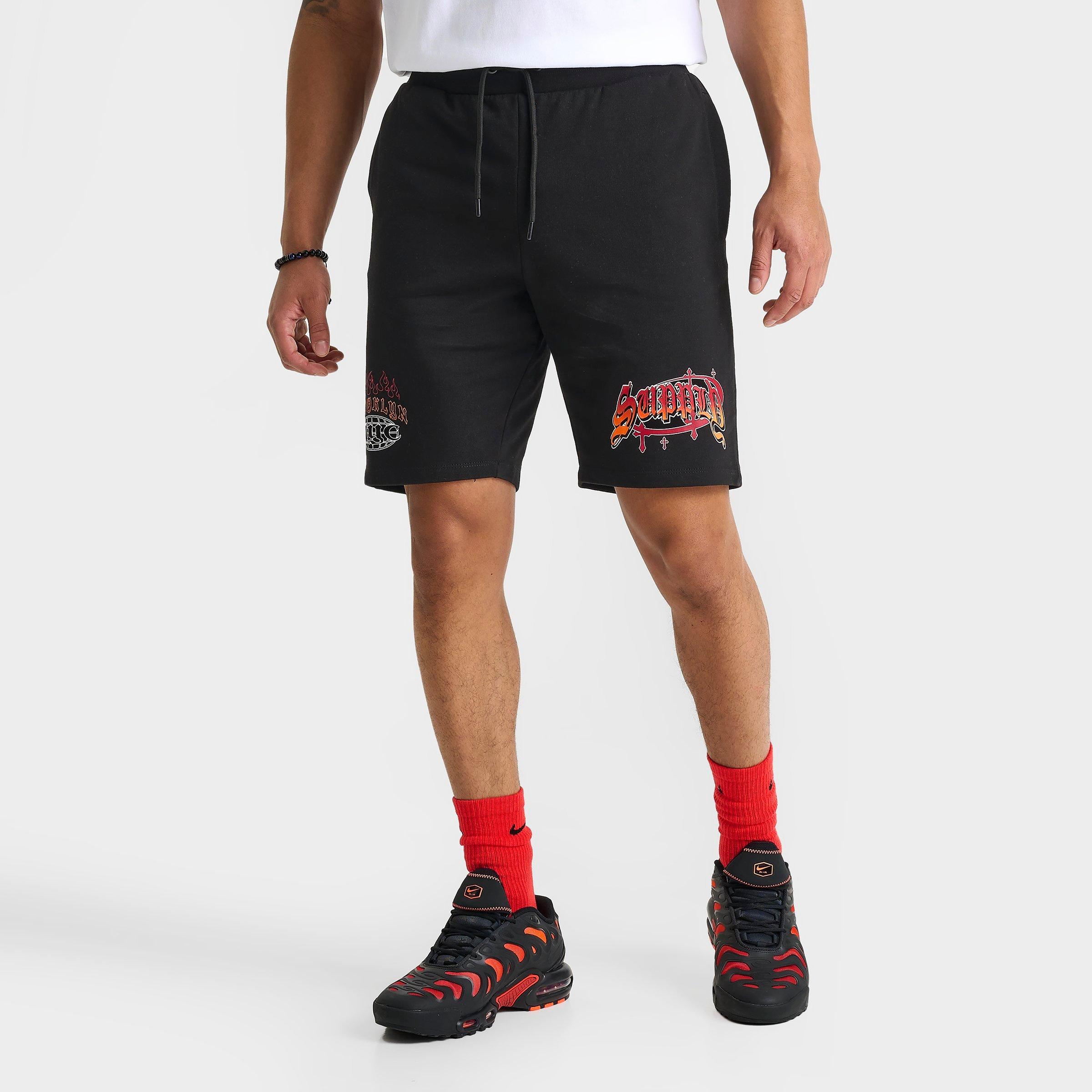 Supply & Demand Men's Ashburn Fleece Shorts in Black Size: Small