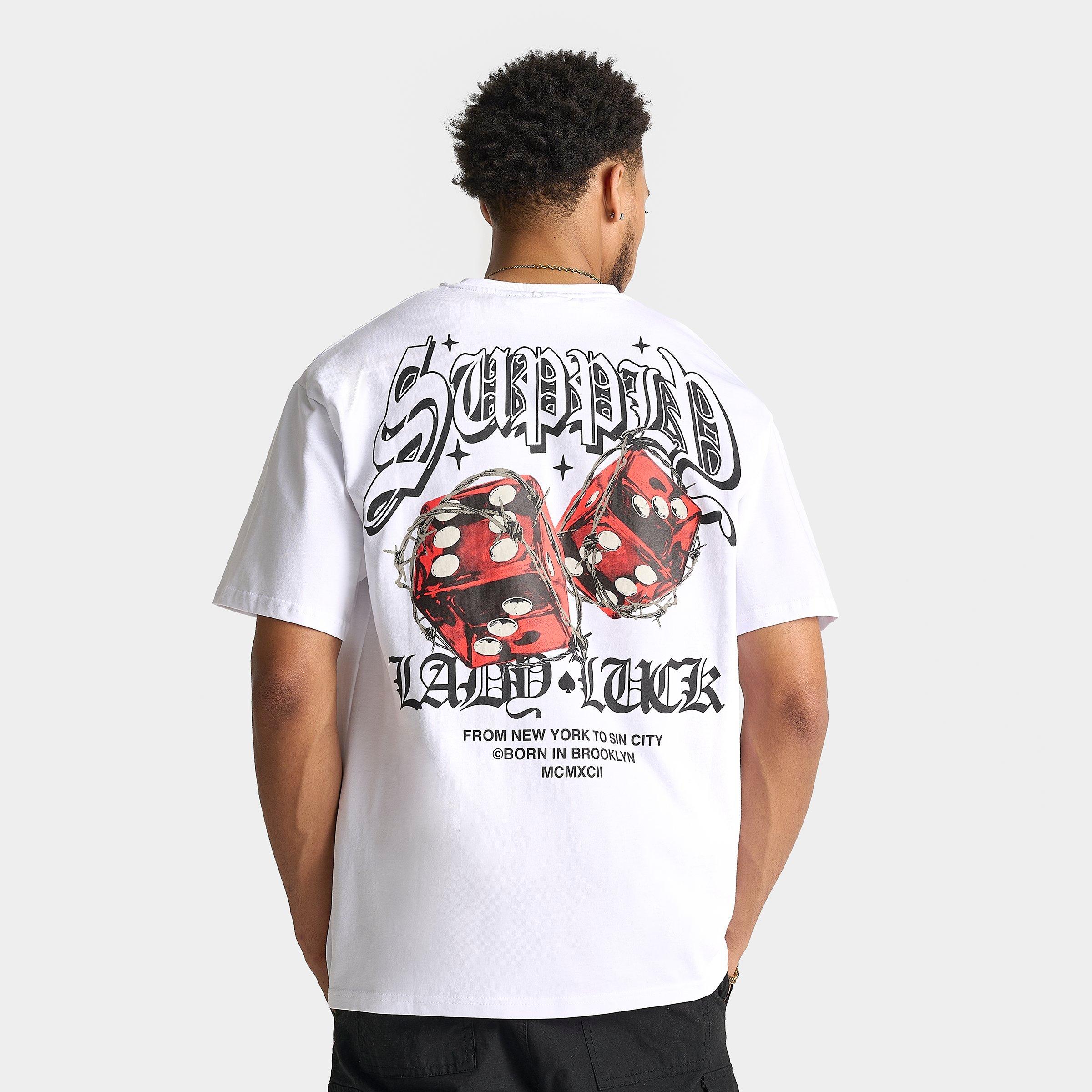 Supply & Demand Men's Roller T-Shirt in Optic White Size: Medium