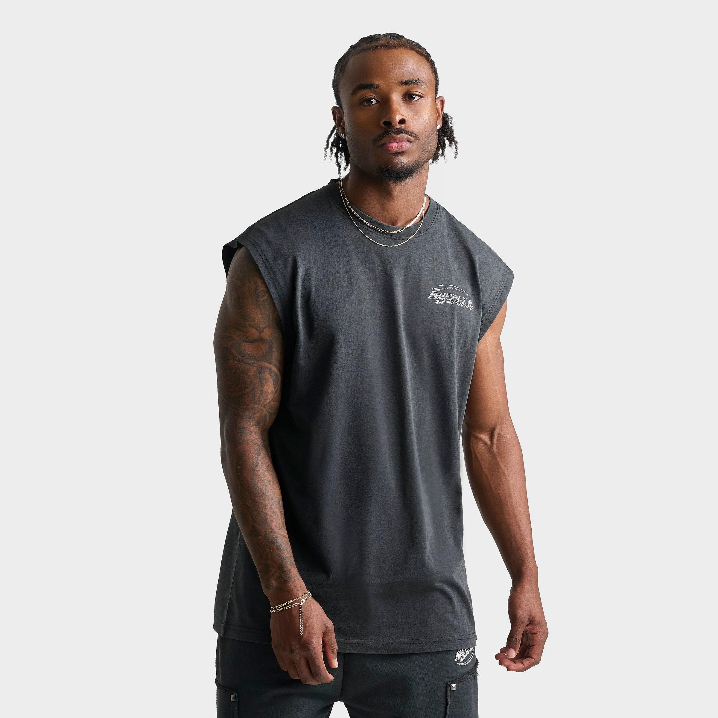 Supply & Demand Men's Tuscan Sleeveless T-Shirt in Black Size: Small