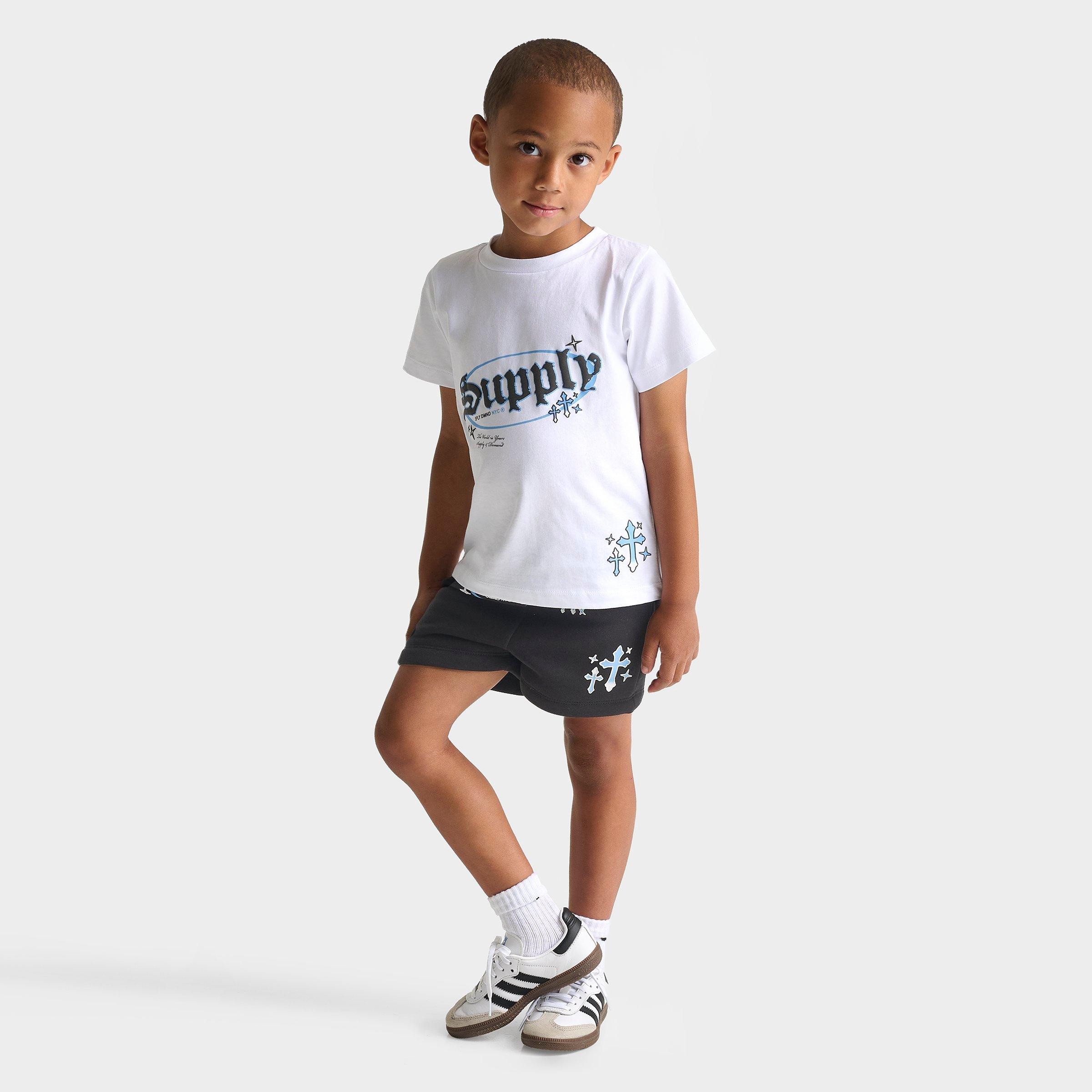 Supply & Demand Kids Toddler Trebport T-Shirt and Shorts Set in Black/White Size: 2T