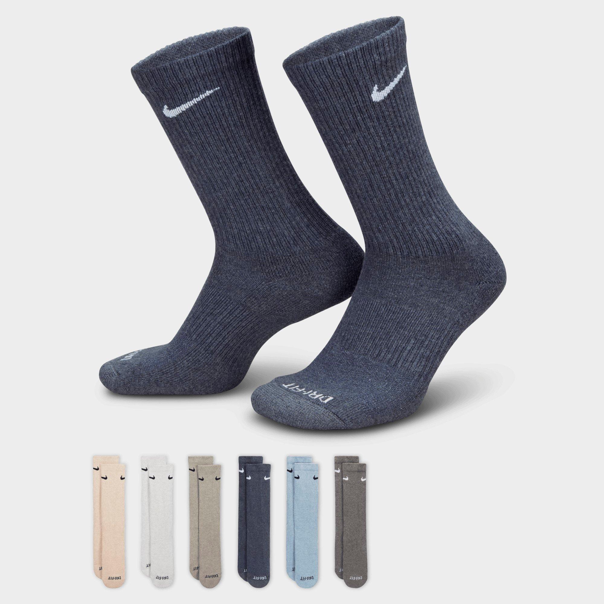 Nike Everyday Plus Cushioned Crew Training Socks (6-Pack)