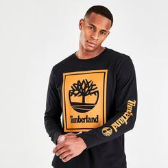 Timberland Stack Logo Long-Sleeve T-Shirt