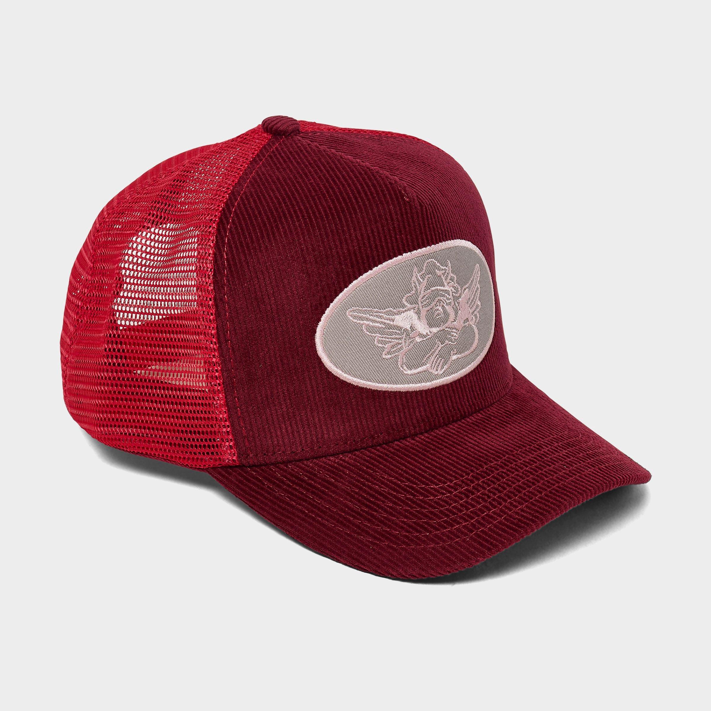 LIE Women's Merlot Corduroy Trucker Hat