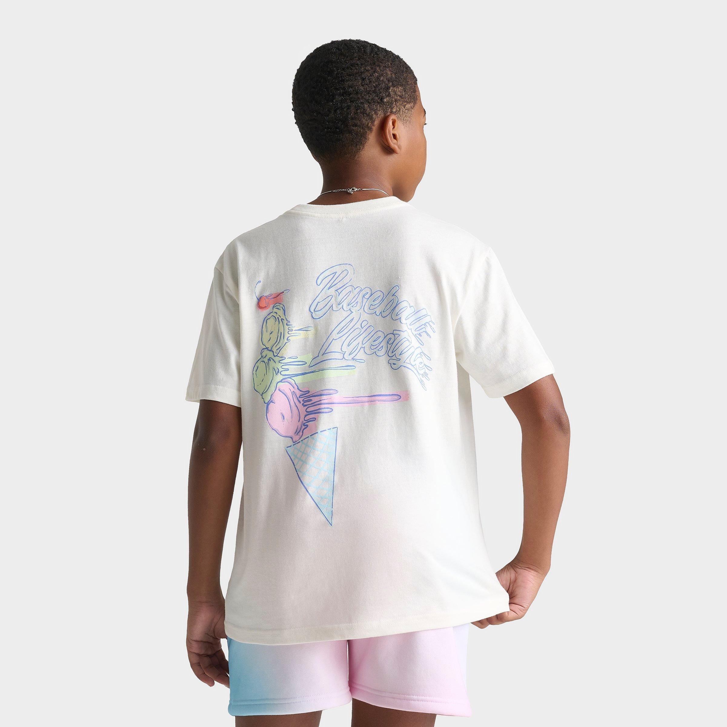 Baseball Lifestyle 101 Big Kids Fast Ball Scoop T-Shirt