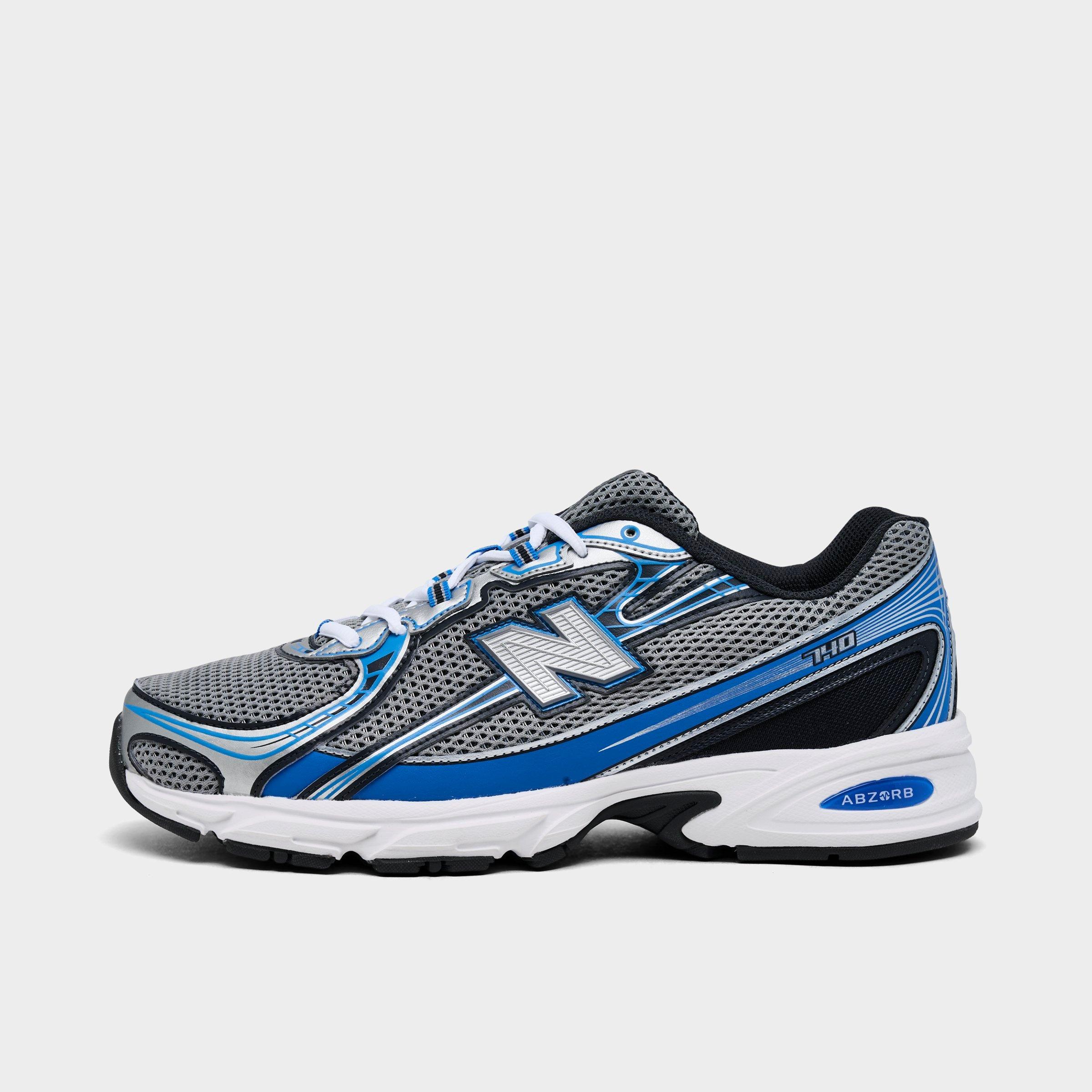 New Balance Men's 740 Casual Shoes in Slate Grey/Blue Agate/Black Size: 9.0
