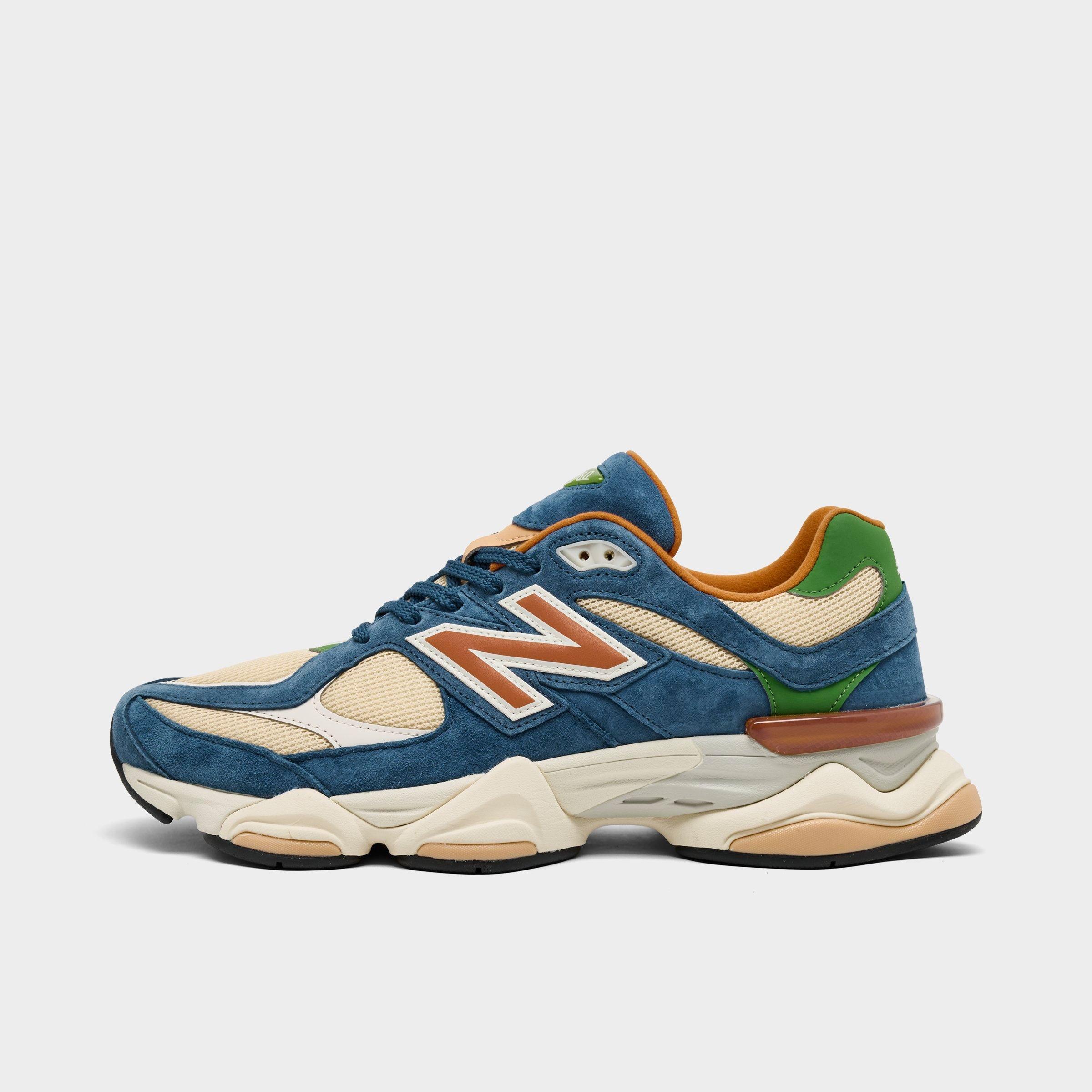 New Balance Men's 9060 Casual Shoes in Blue/Beige/Green Size: 8.0