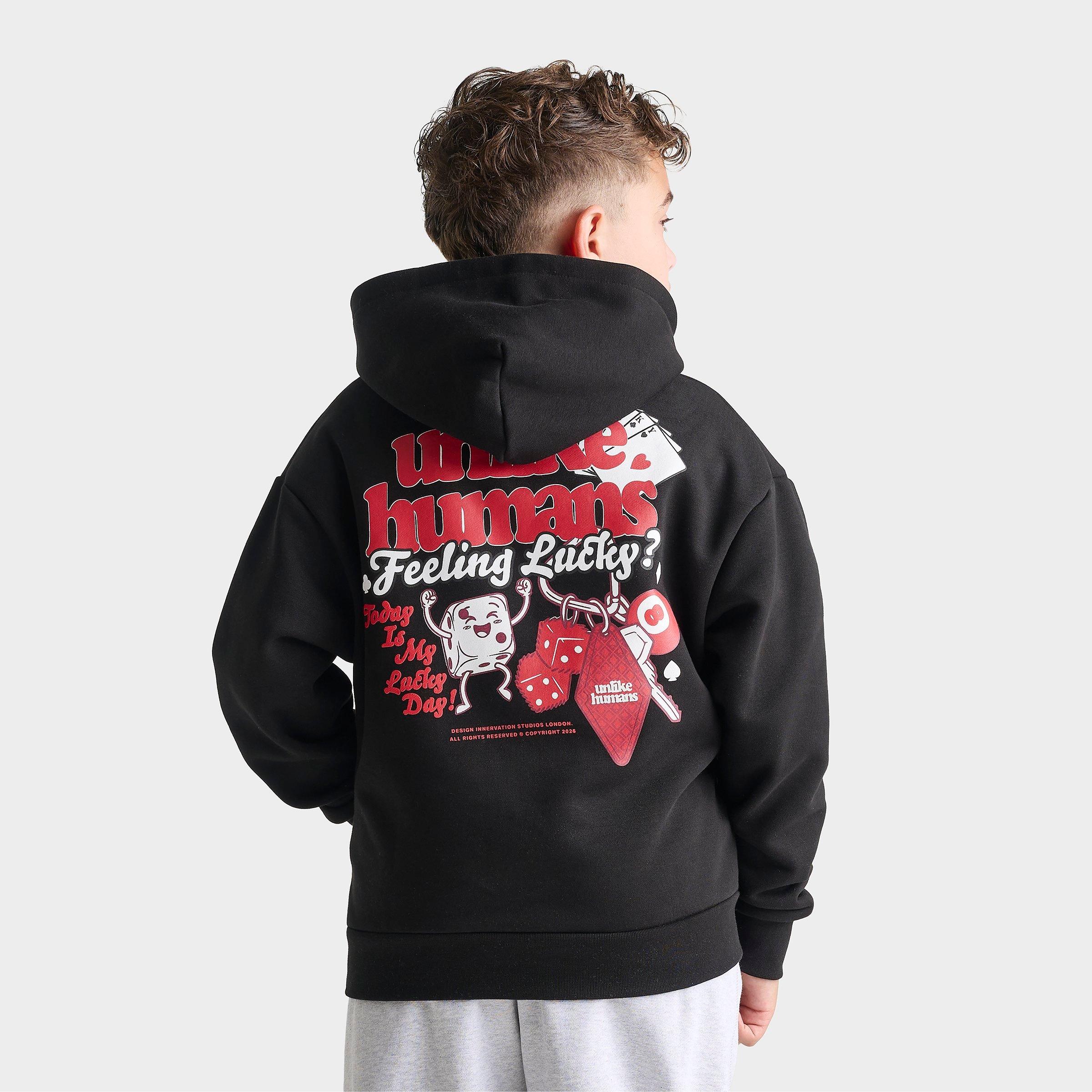 Unlike Humans Big Kids Lucky Pullover Hoodie