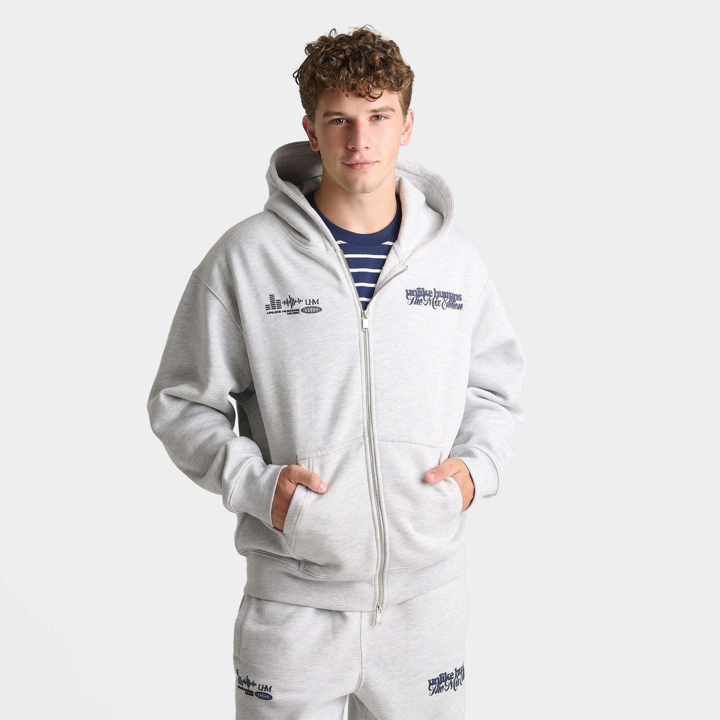 Unlike Humans Men's Mixer Full-Zip Hoodie