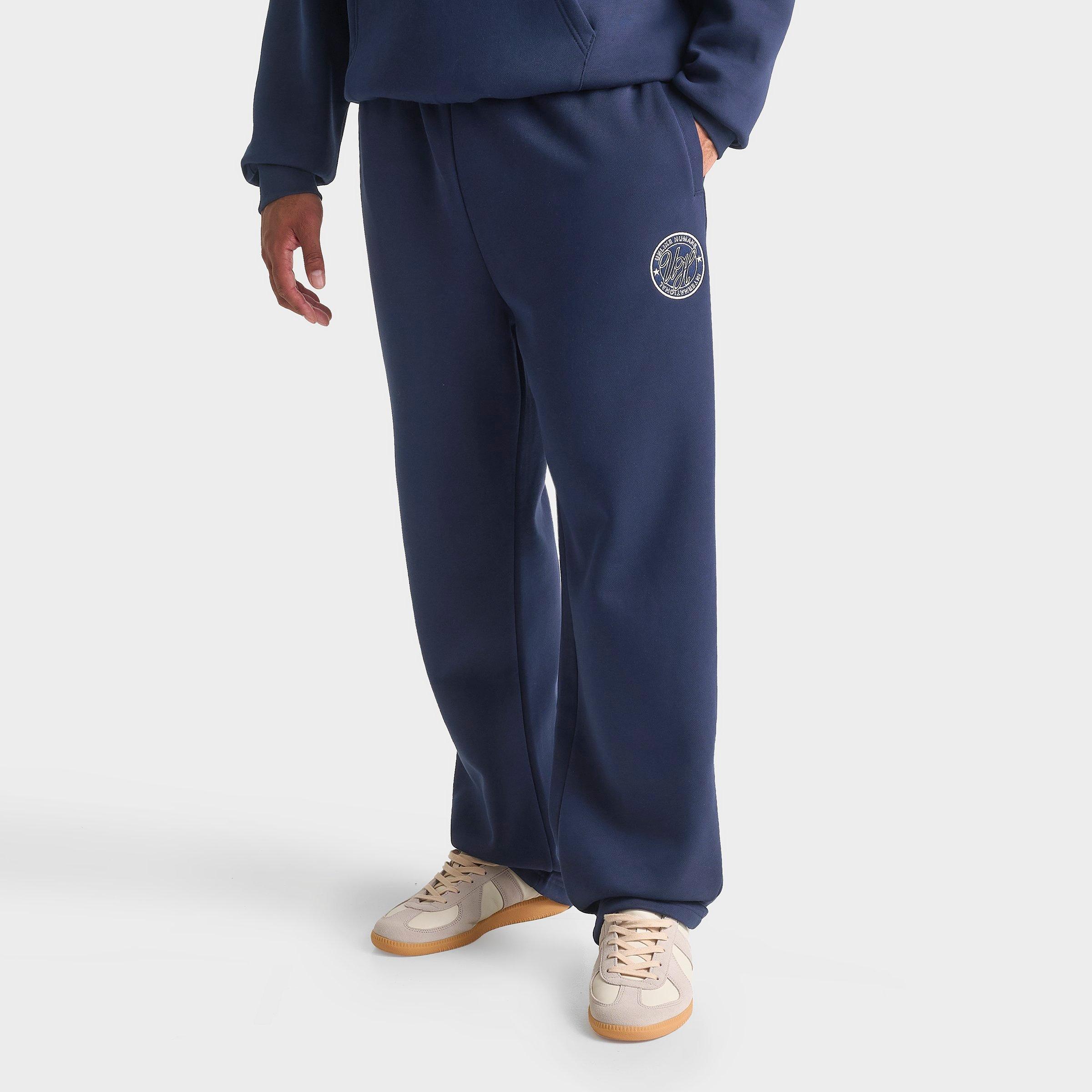 Unlike Humans Men's Distance Fleece Sweatpants in Navy Size: Small
