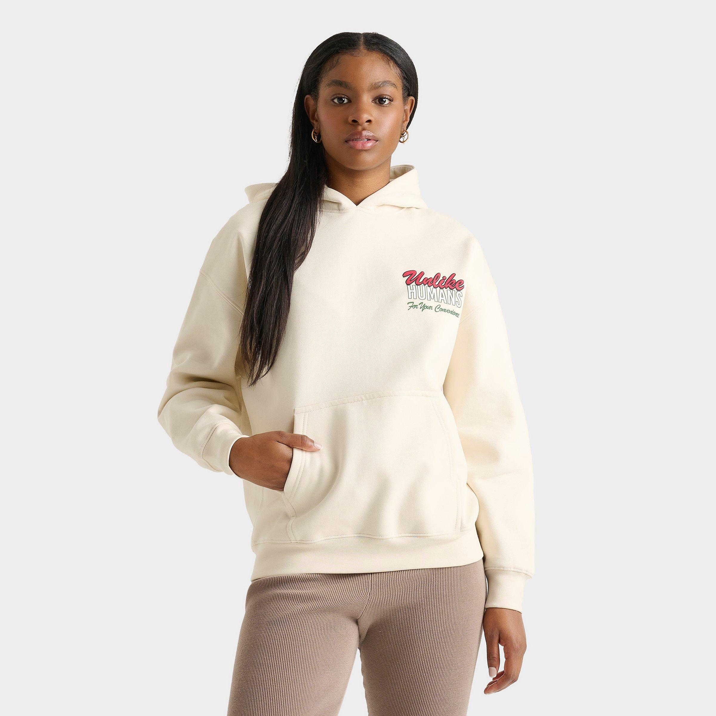 Women's Unlike Humans Cherry Oversized Pullover Hoodie