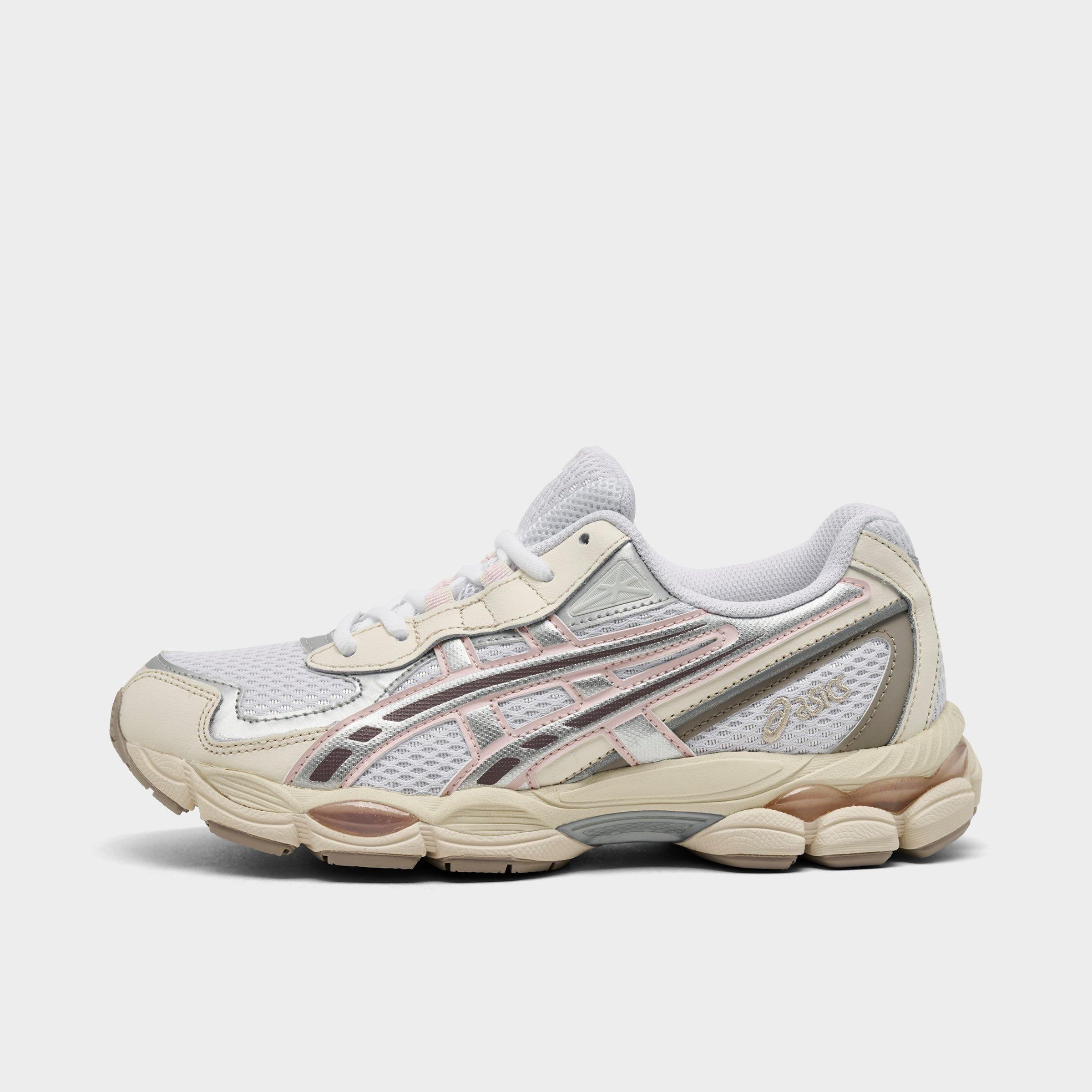 Asics Women's GEL-NYC 2055 Casual Shoes in White/Pink Cloud Size: 11.0