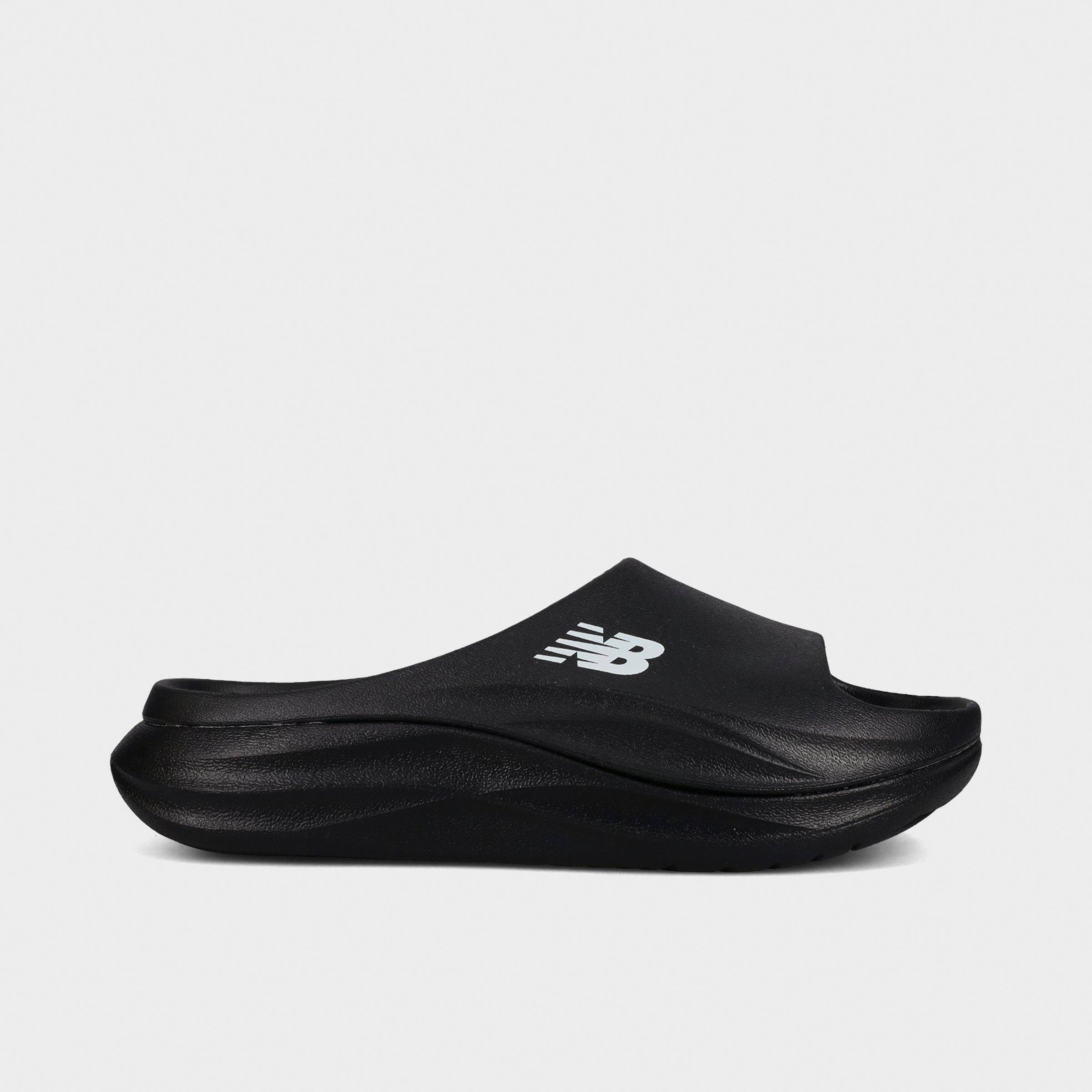 New Balance Women's 6650 Slide Sandals in Black/White Size: 10.0