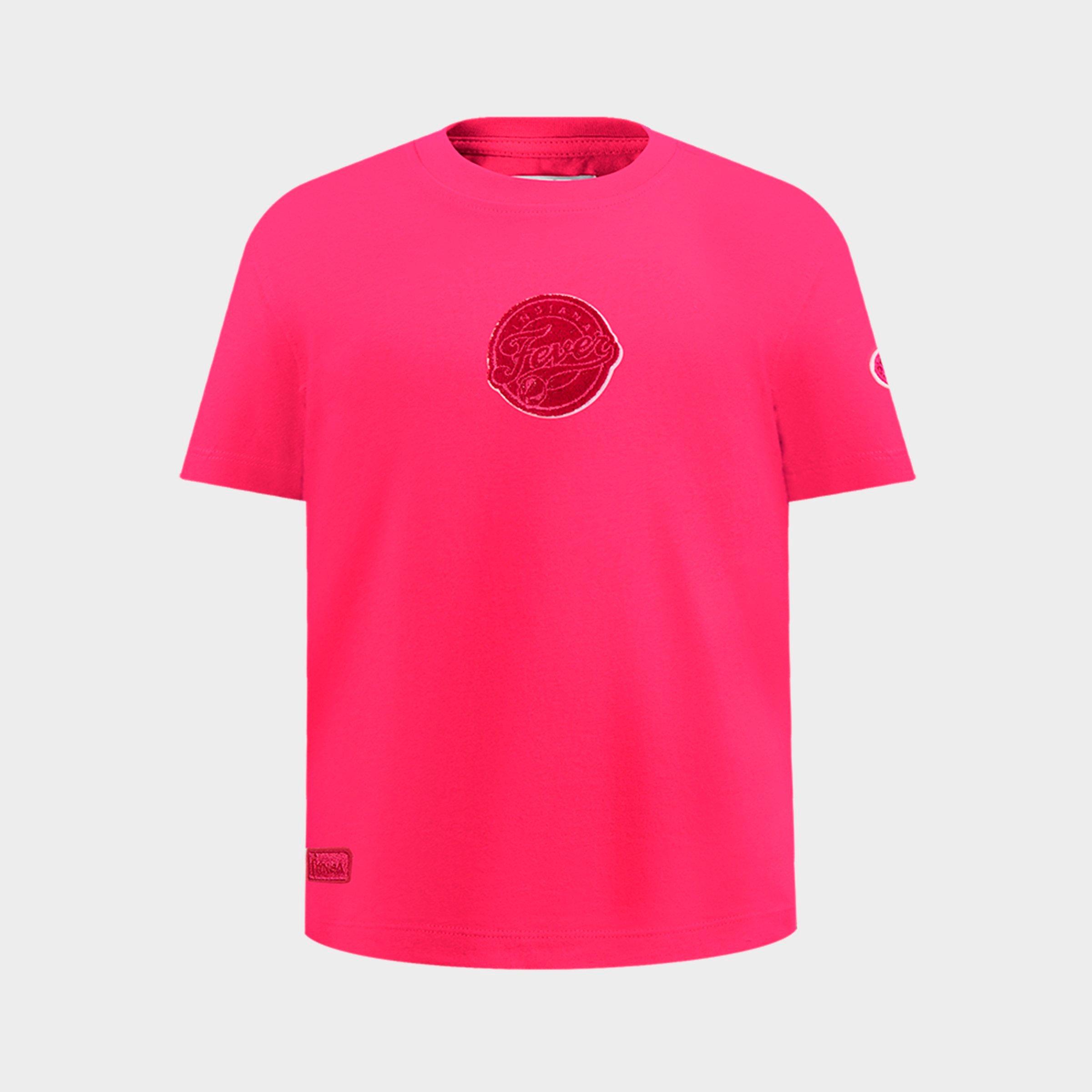 Pro Standard Girls Big Kids Indiana Fever WNBA Triple Pink Slim Fit T-Shirt